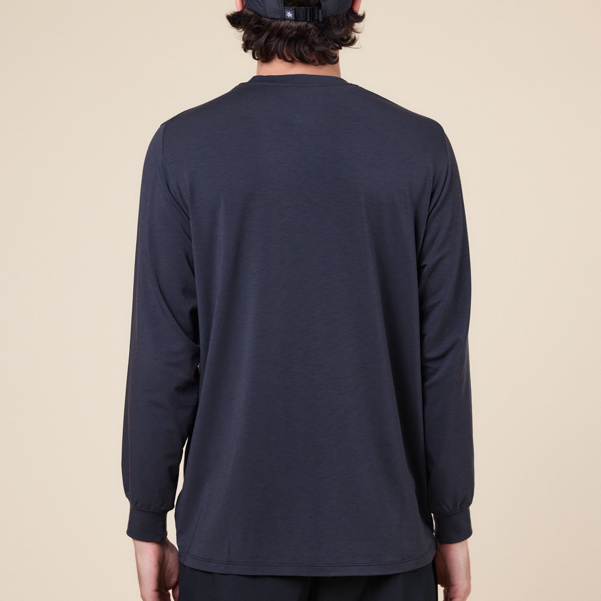 Goldwin - Polartec Delta Long Sleeve T-Shirt - Black Ink