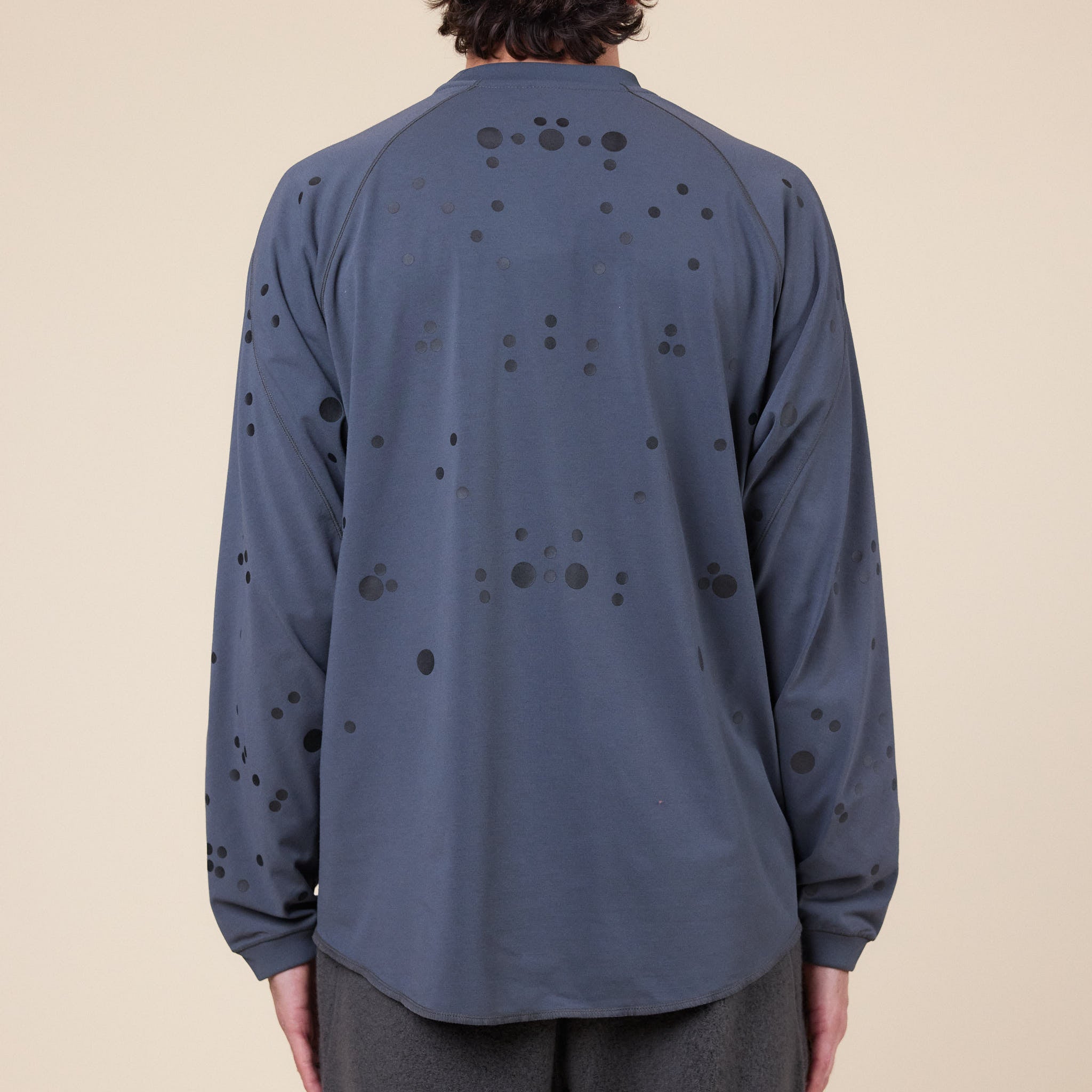 Goldwin 0 - Graphic L/S T-Shirt - Deep Charcoal