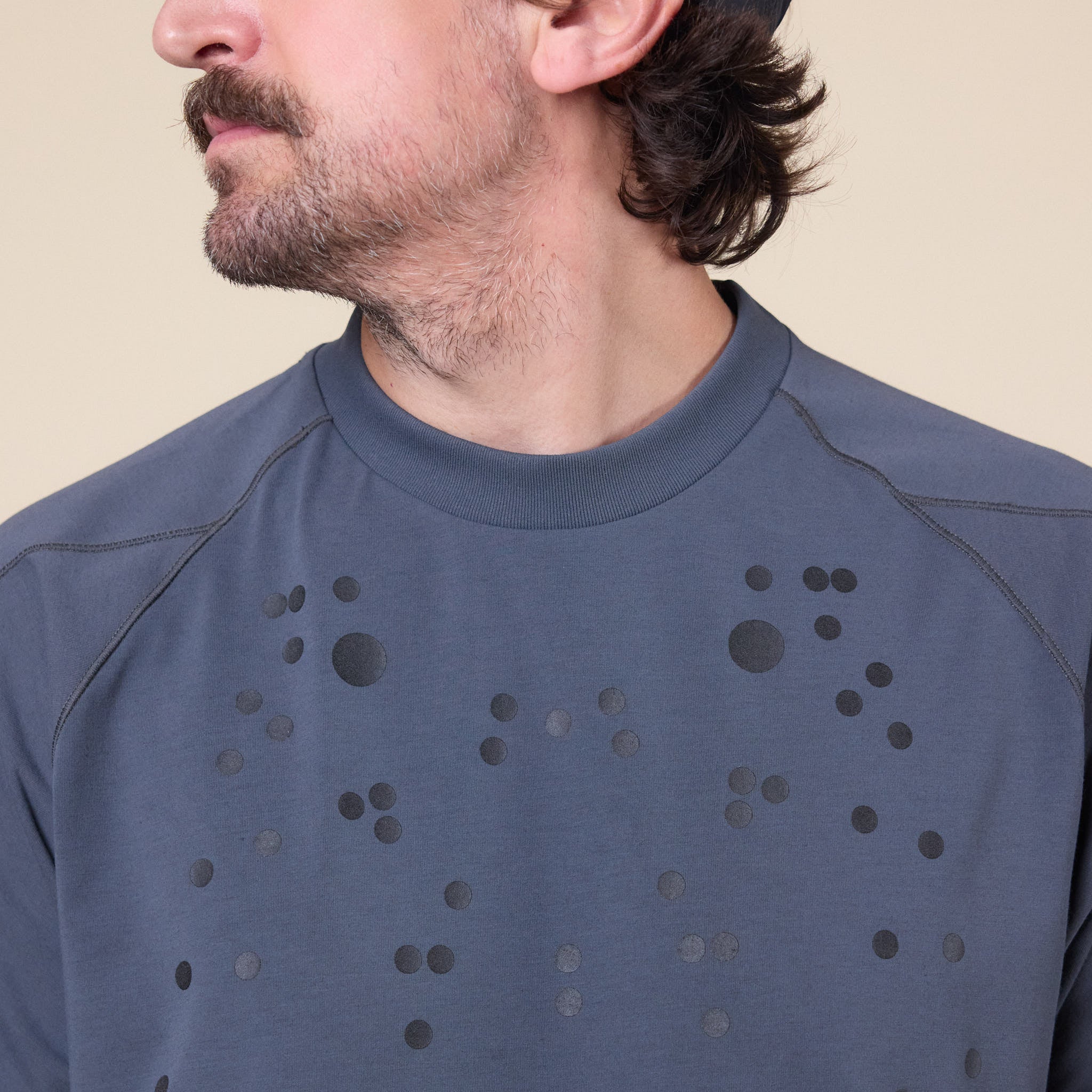 Goldwin 0 - Graphic L/S T-Shirt - Deep Charcoal