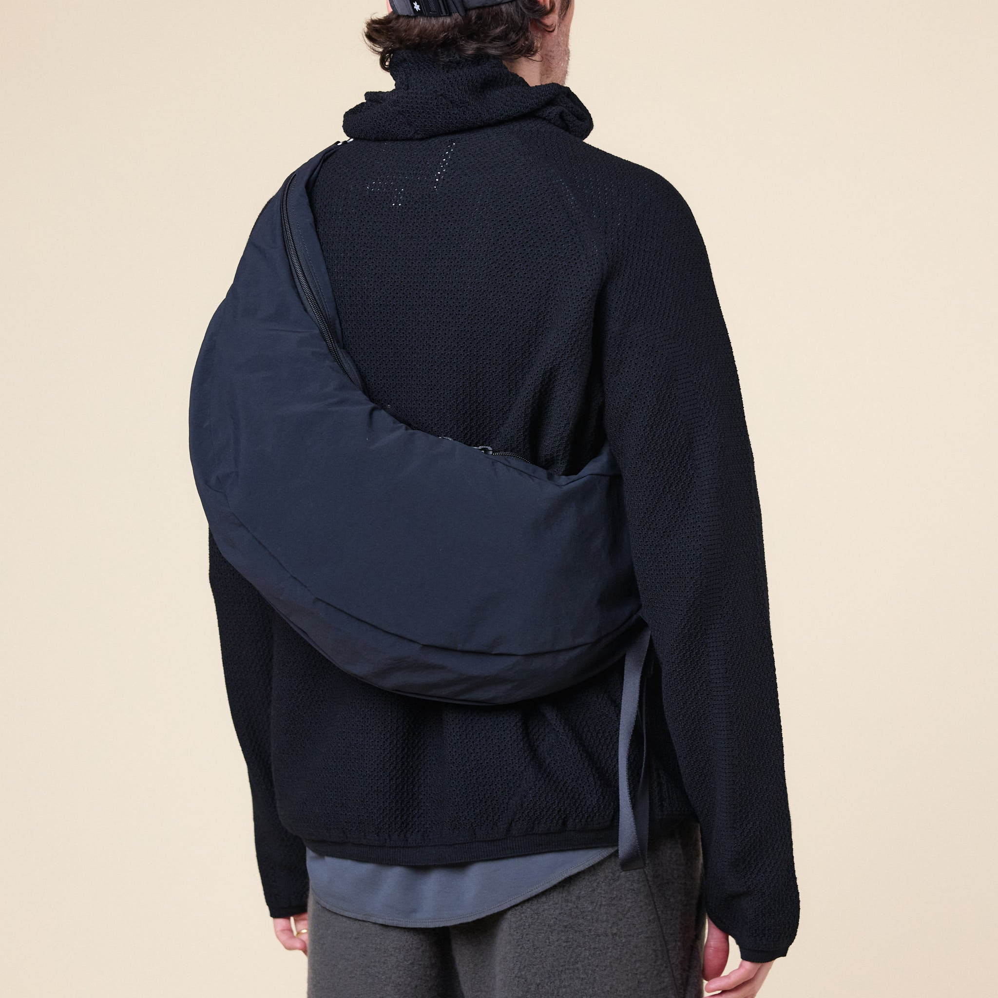 Goldwin 0 - Helicoidal Across Body Bag - Black