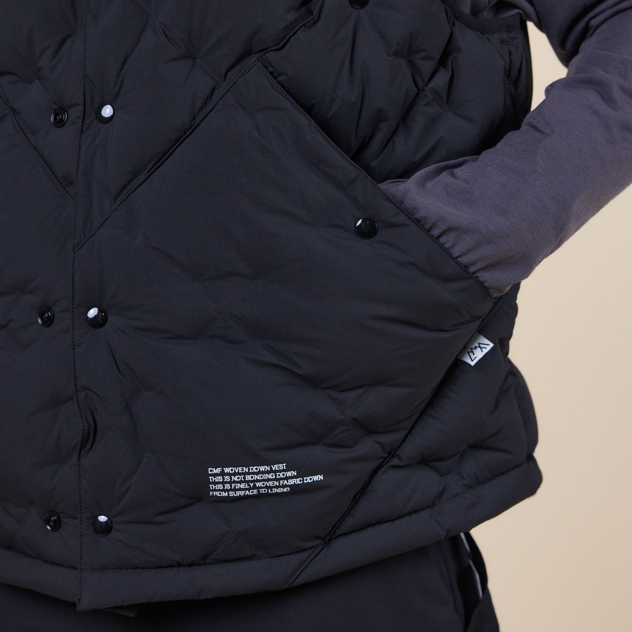 CMF Comfy Outdoor Garment - CMF Woven Down Vest Jacket - Black
