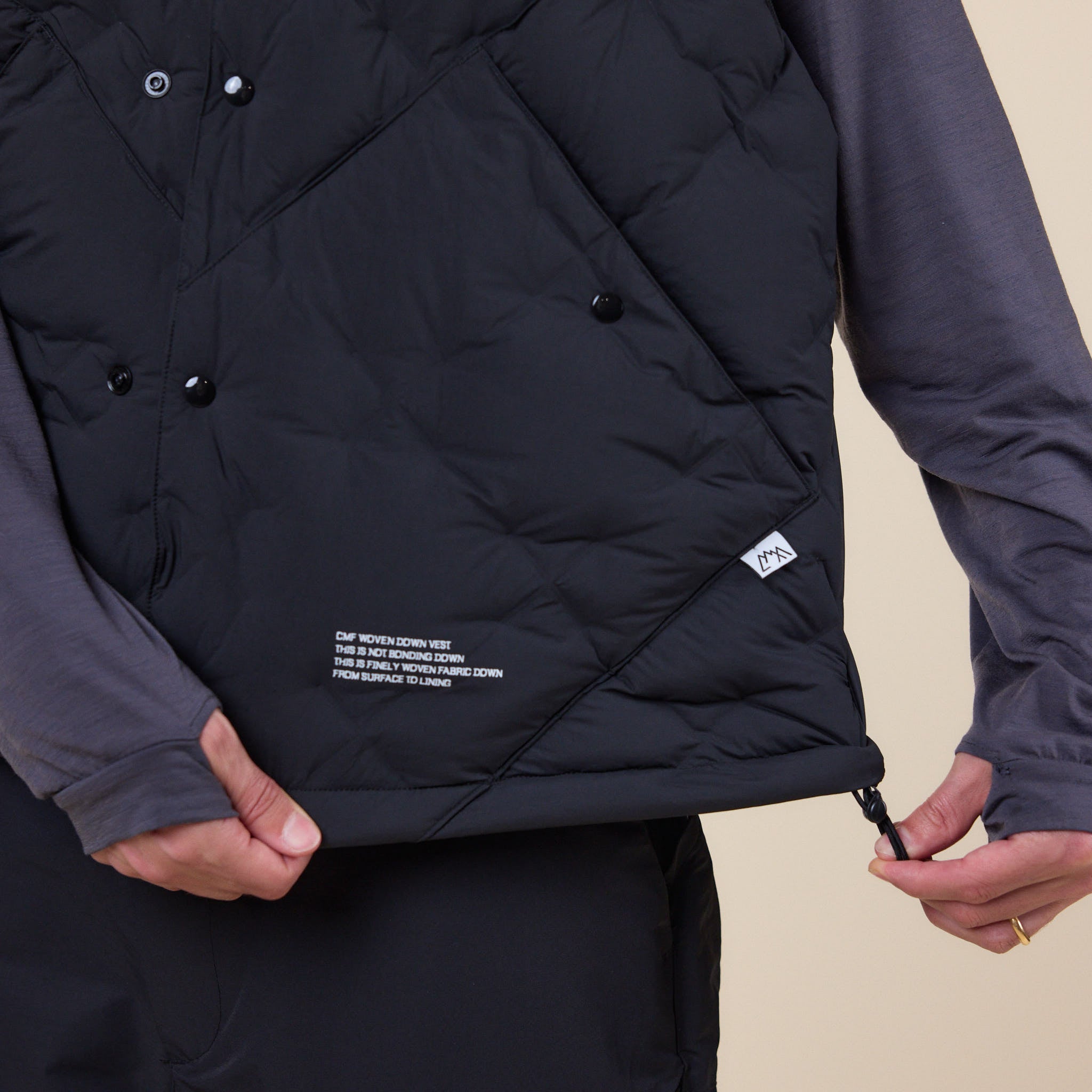 CMF Comfy Outdoor Garment - CMF Woven Down Vest Jacket - Black