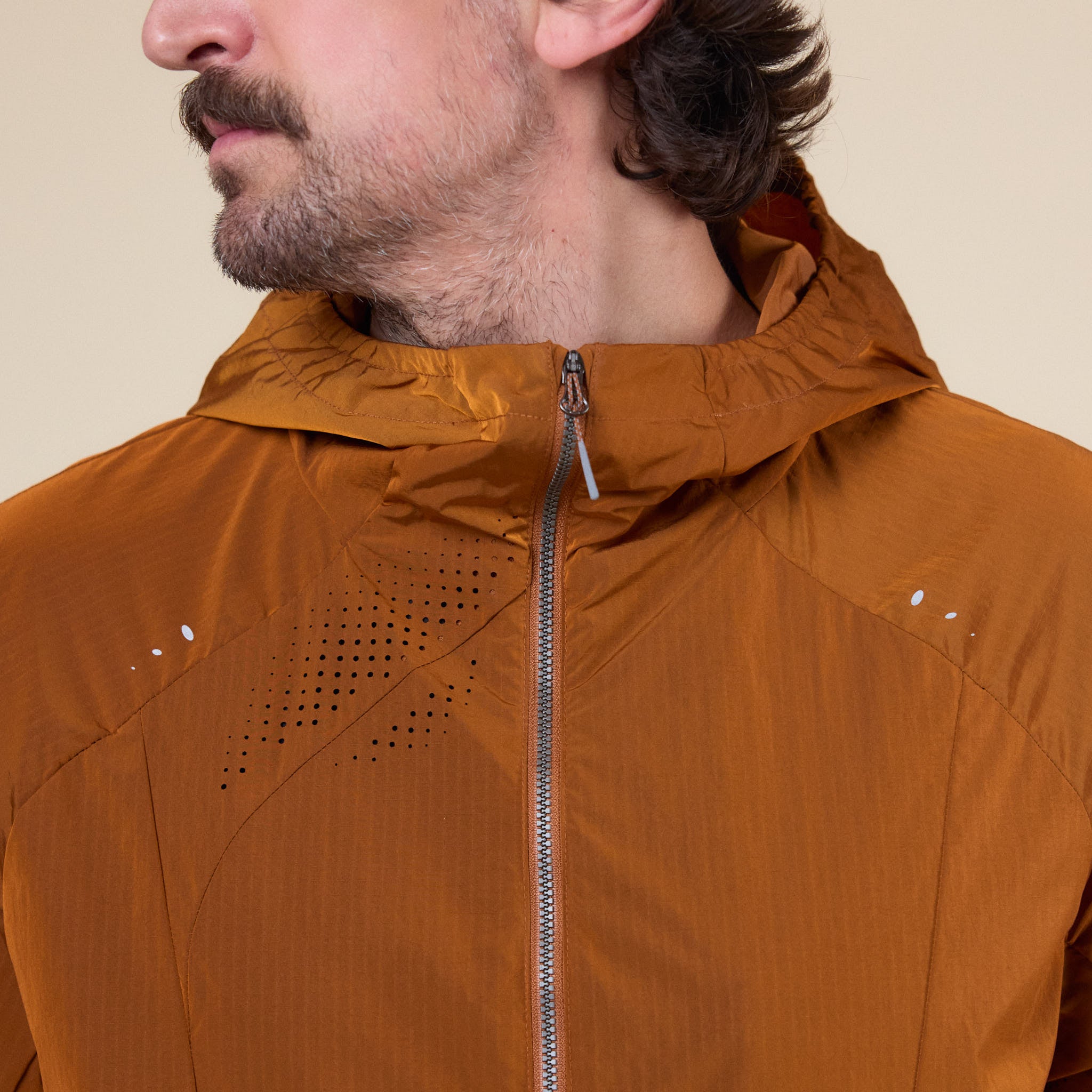 NINEpointNINE x LI-NING - Light Tracker Training Jacket - Dusty Orange