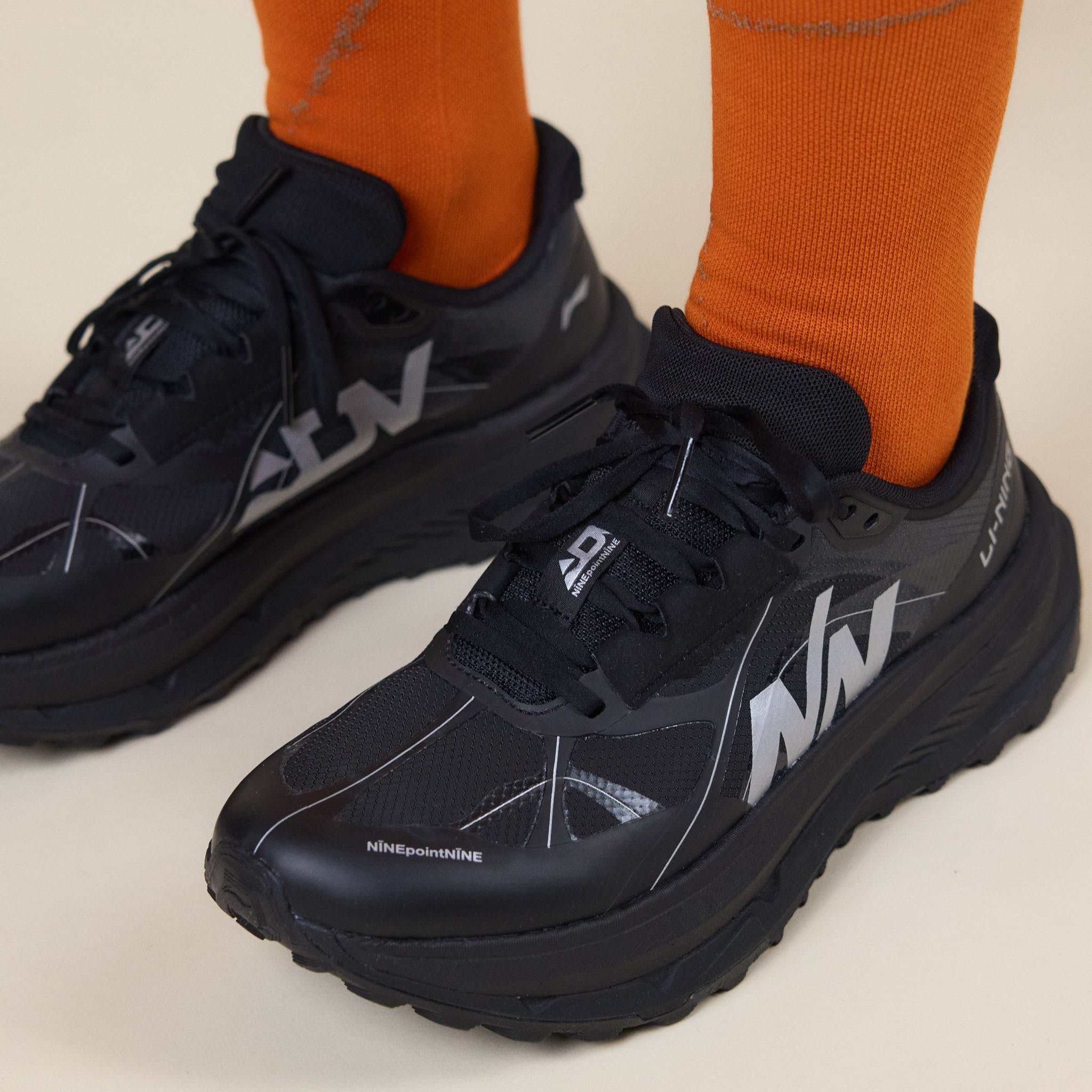 NINEpointNINE x LI-NING - Light Tracker Duli 2 Trail Trainer - Black