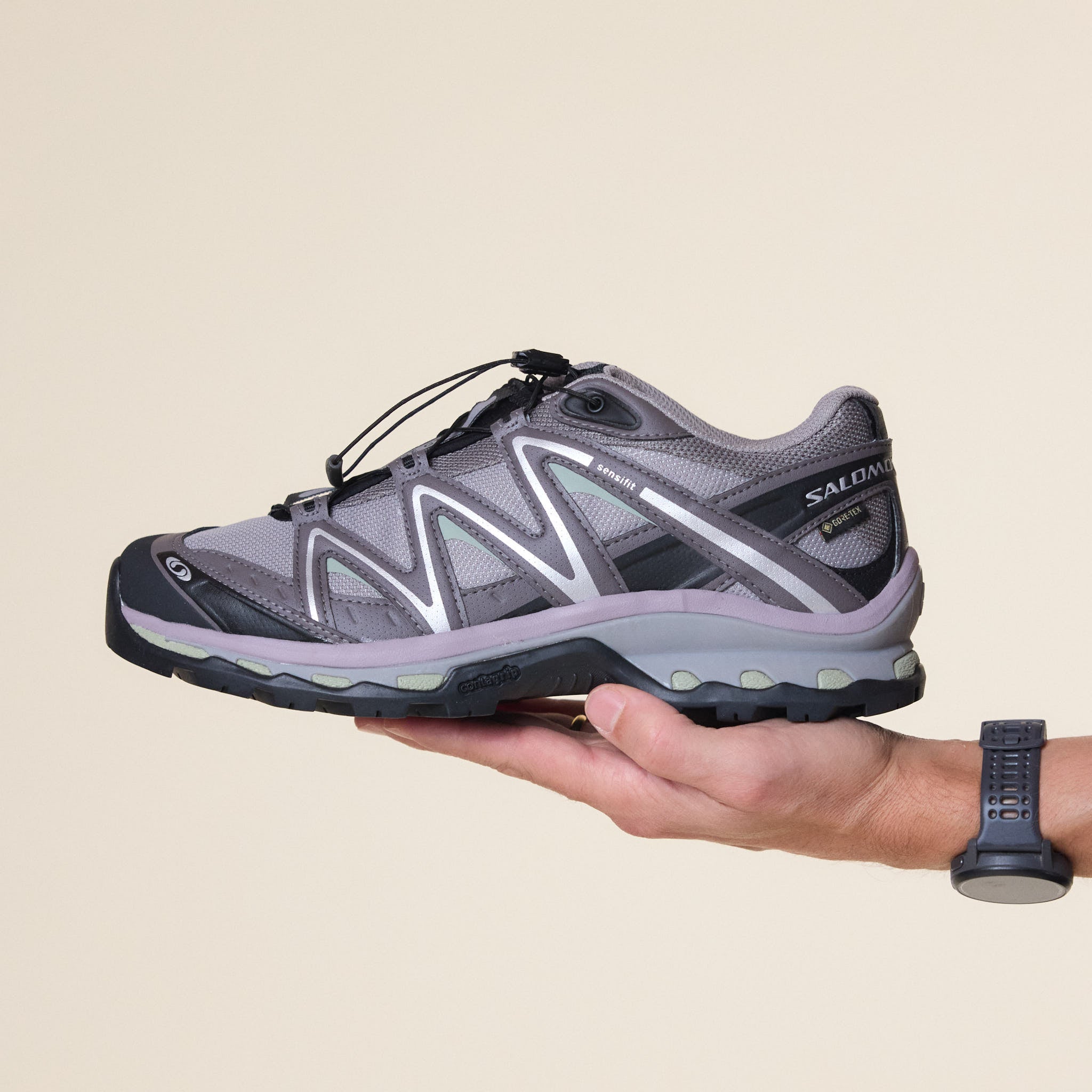 Salomon S-Lab - XT Quest Gore-Tex - Gull / Plum Kitten / Black