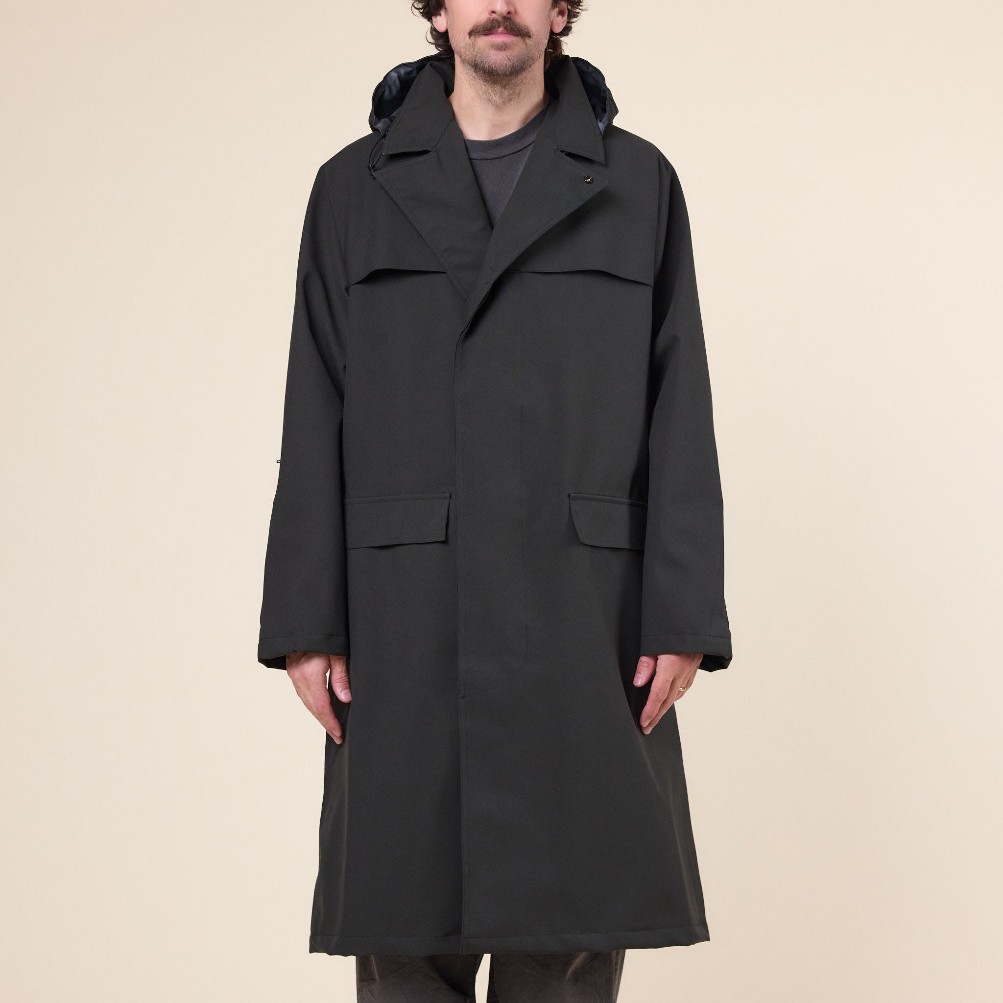 GR10K - Canvas 2Layer Coat - Dark Soil Grey