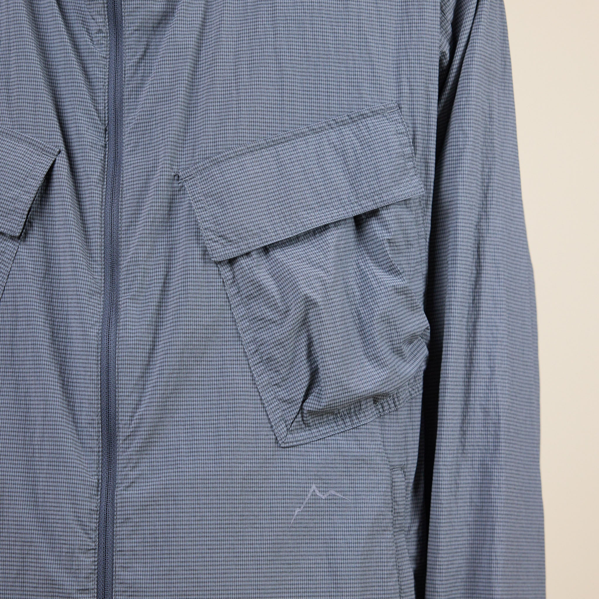 CAYL "Climb As You Love" - Flap Pocket Check Jacket - Dark Grey