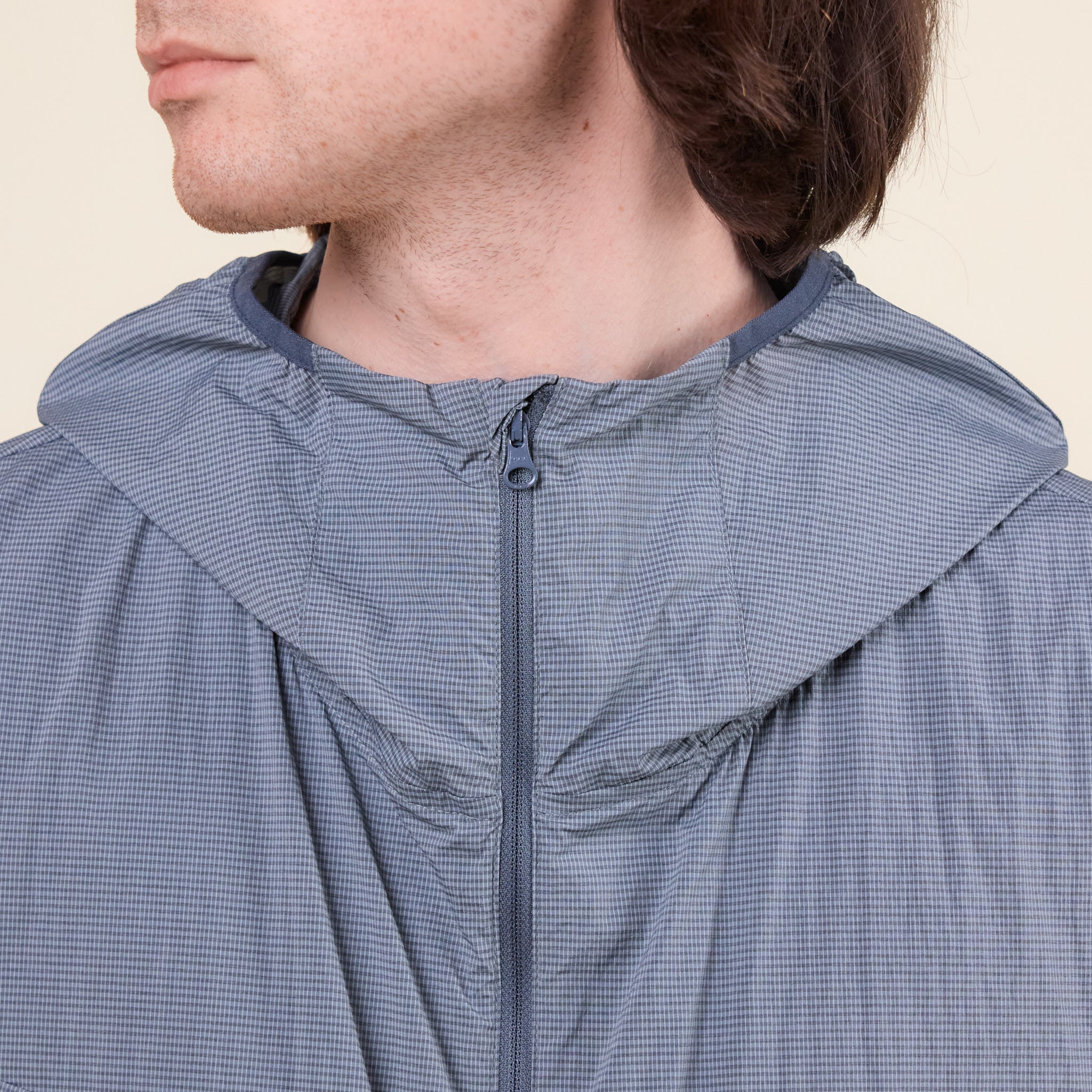 CAYL "Climb As You Love" - Flap Pocket Check Jacket - Dark Grey