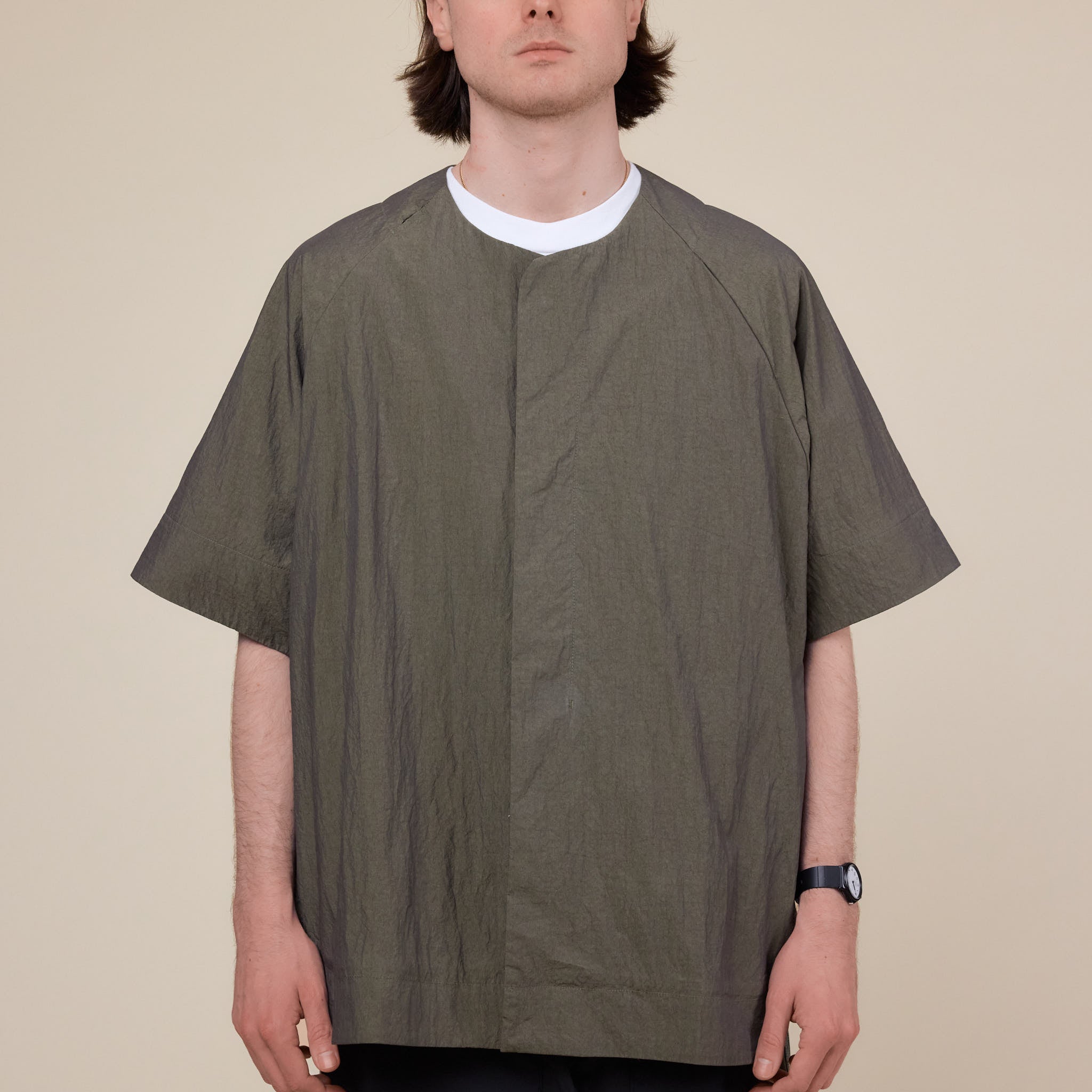 CCP - SS-NB103 Chest Pocket Shirt - Charcoal (Green)
