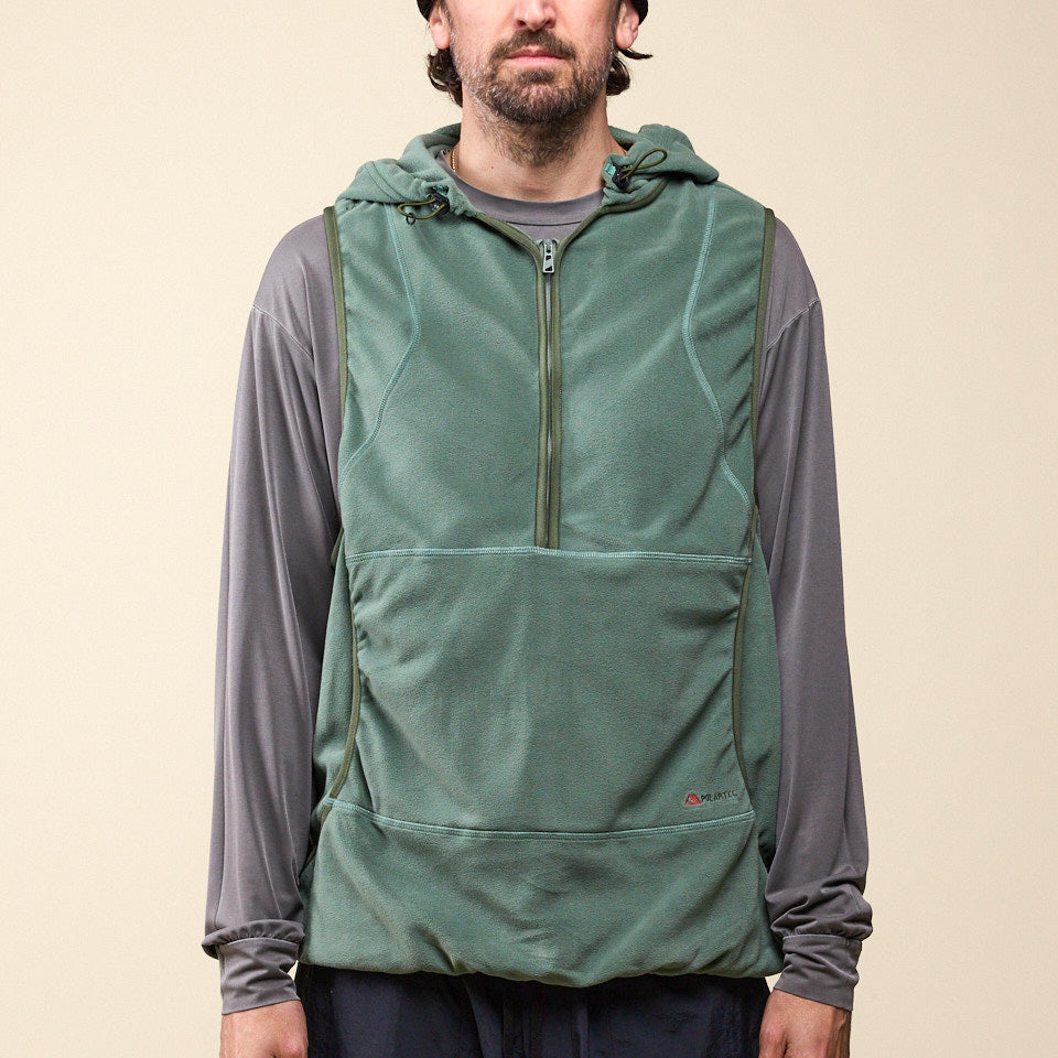 FSU10242U0002 F/CE - Polartec® Micro Fleece Vest - Foliage Green