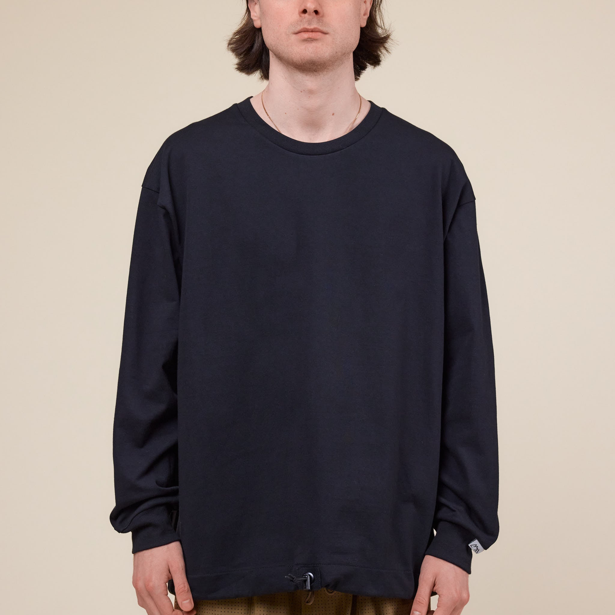 CMF Comfy Outdoor Garment - Heavy Cotton Simple "Slow Dry" L/S T-Shirt - Black
