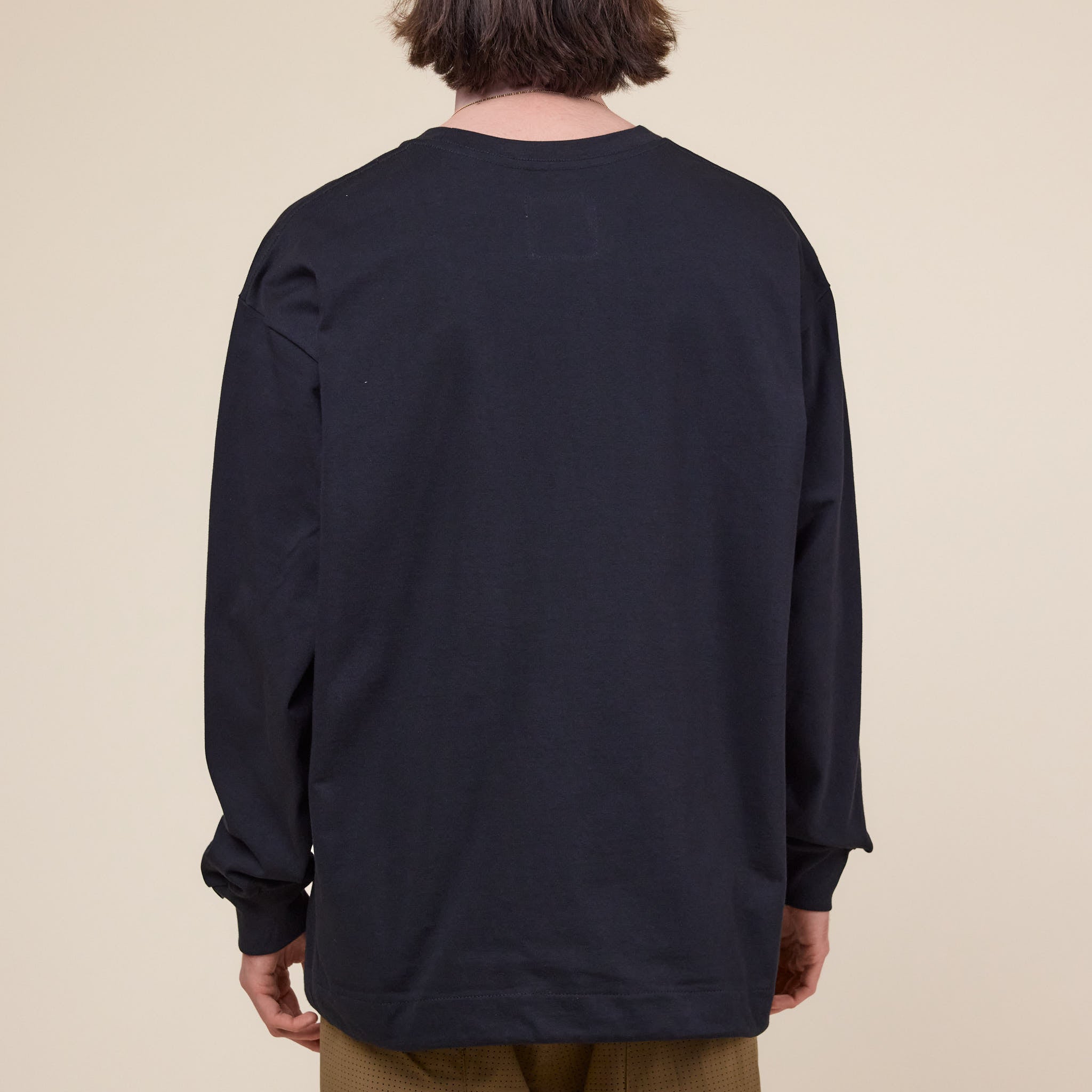 CMF Comfy Outdoor Garment - Heavy Cotton Simple "Slow Dry" L/S T-Shirt - Black
