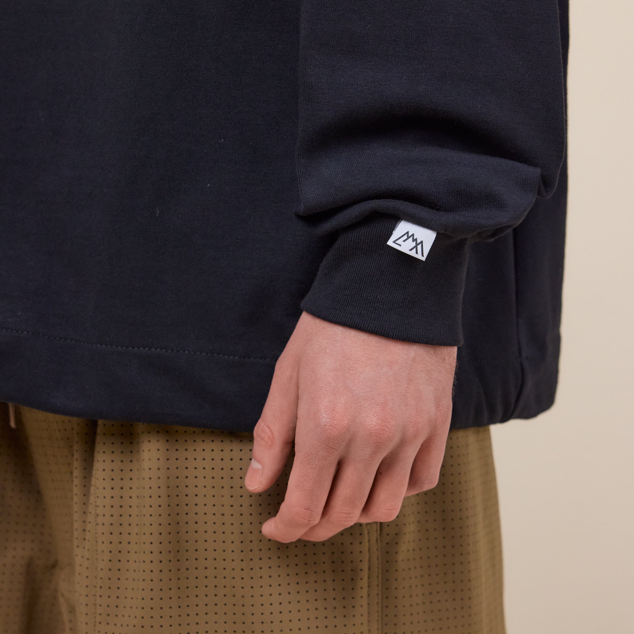 CMF Comfy Outdoor Garment - Heavy Cotton Simple "Slow Dry" L/S T-Shirt - Black