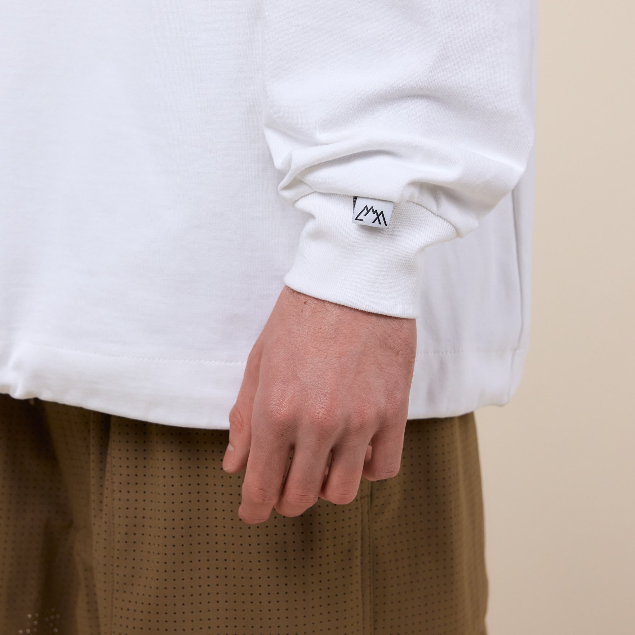 CMF Comfy Outdoor Garment - Heavy Cotton Simple "Slow Dry" L/S T-Shirt - White