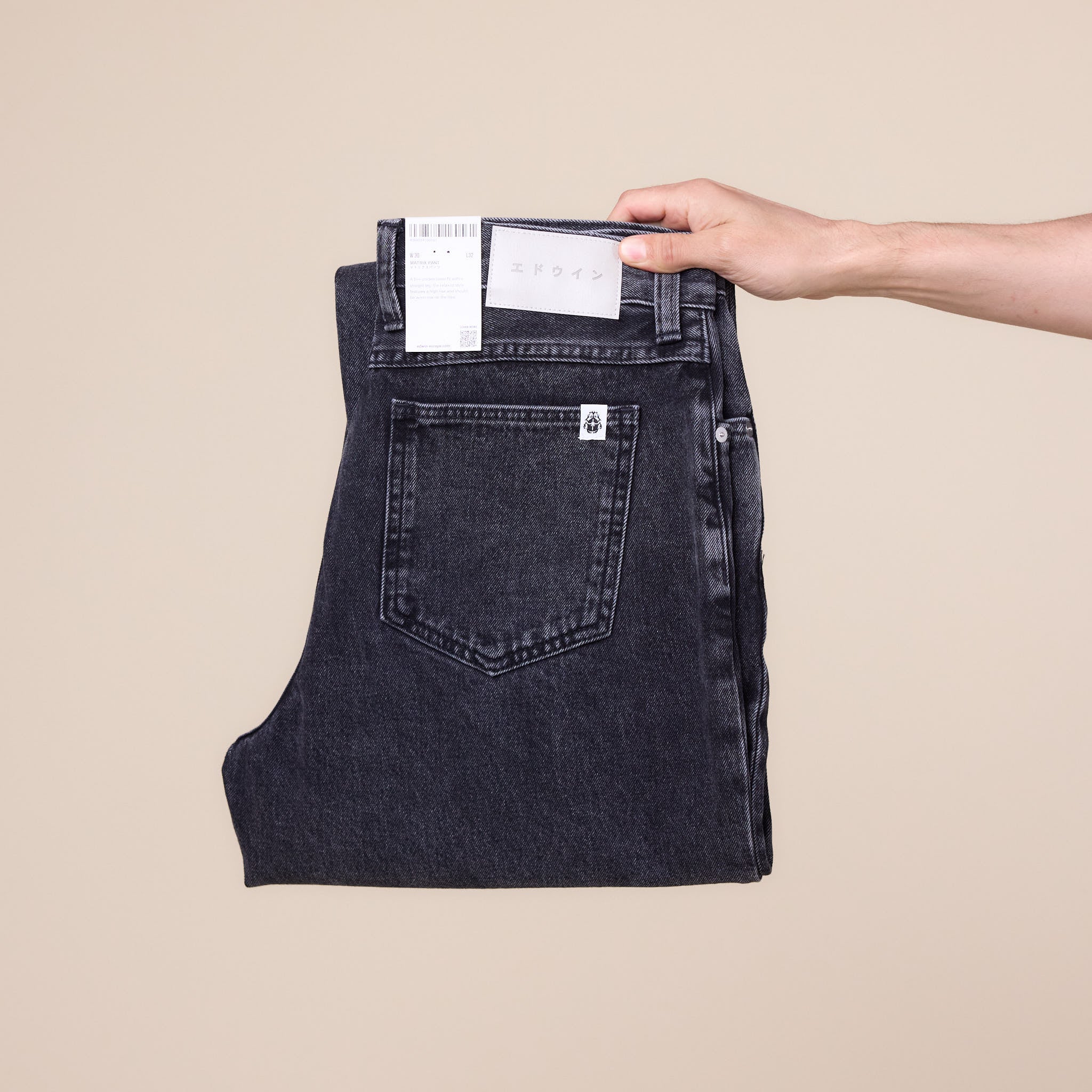 Edwin Jeans - Matrix Wide Pant - Black Matt Wash