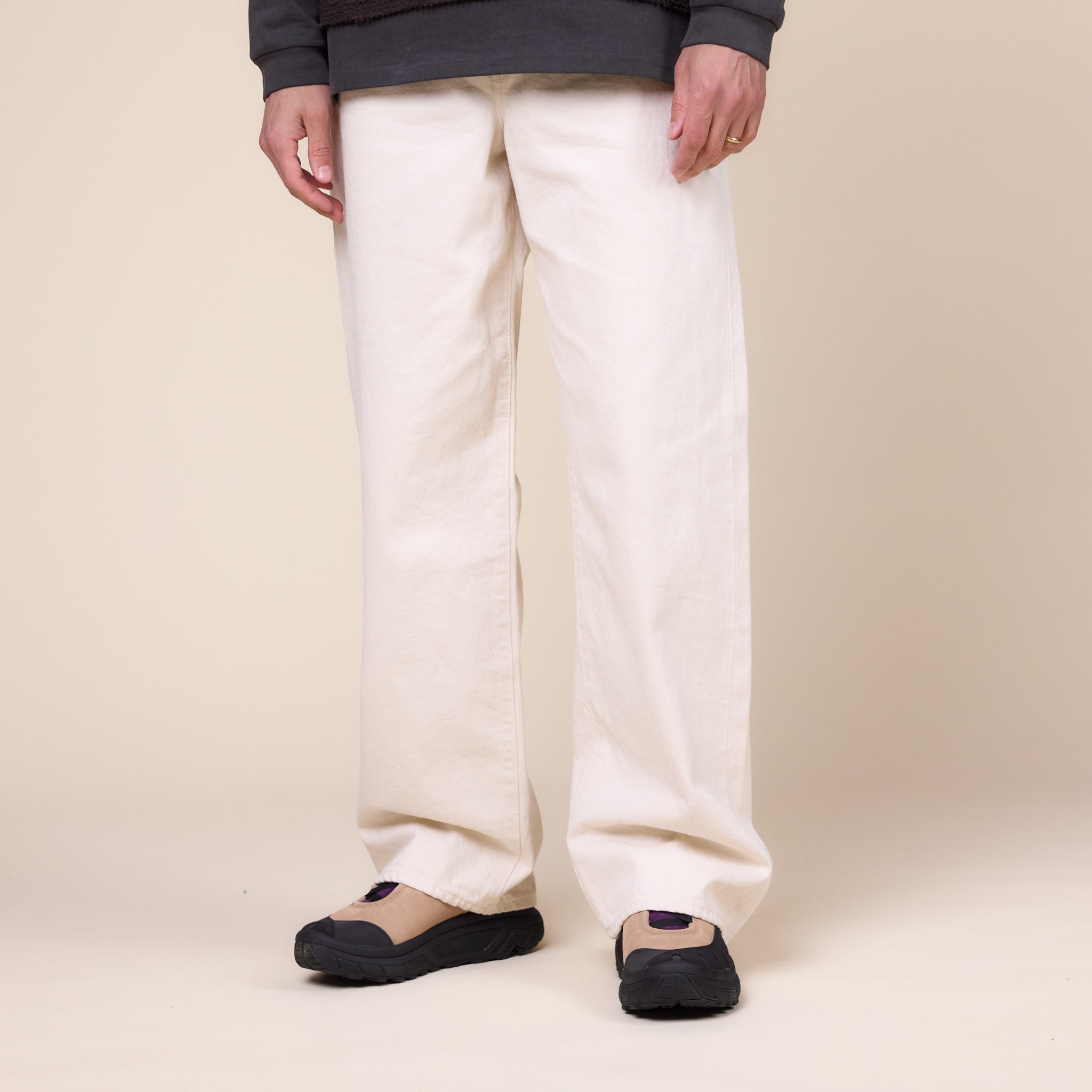 Edwin Jeans - Made in Japan Wide Pant - Ecru Natural Rinse