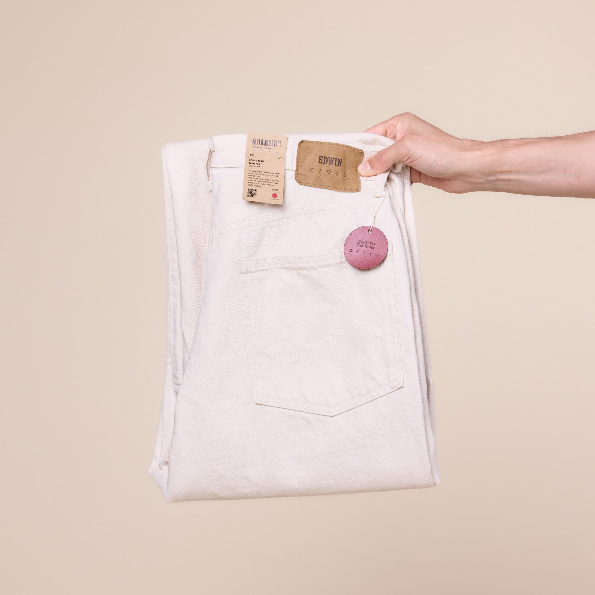Edwin Jeans - Made in Japan Wide Pant - Ecru Natural Rinse
