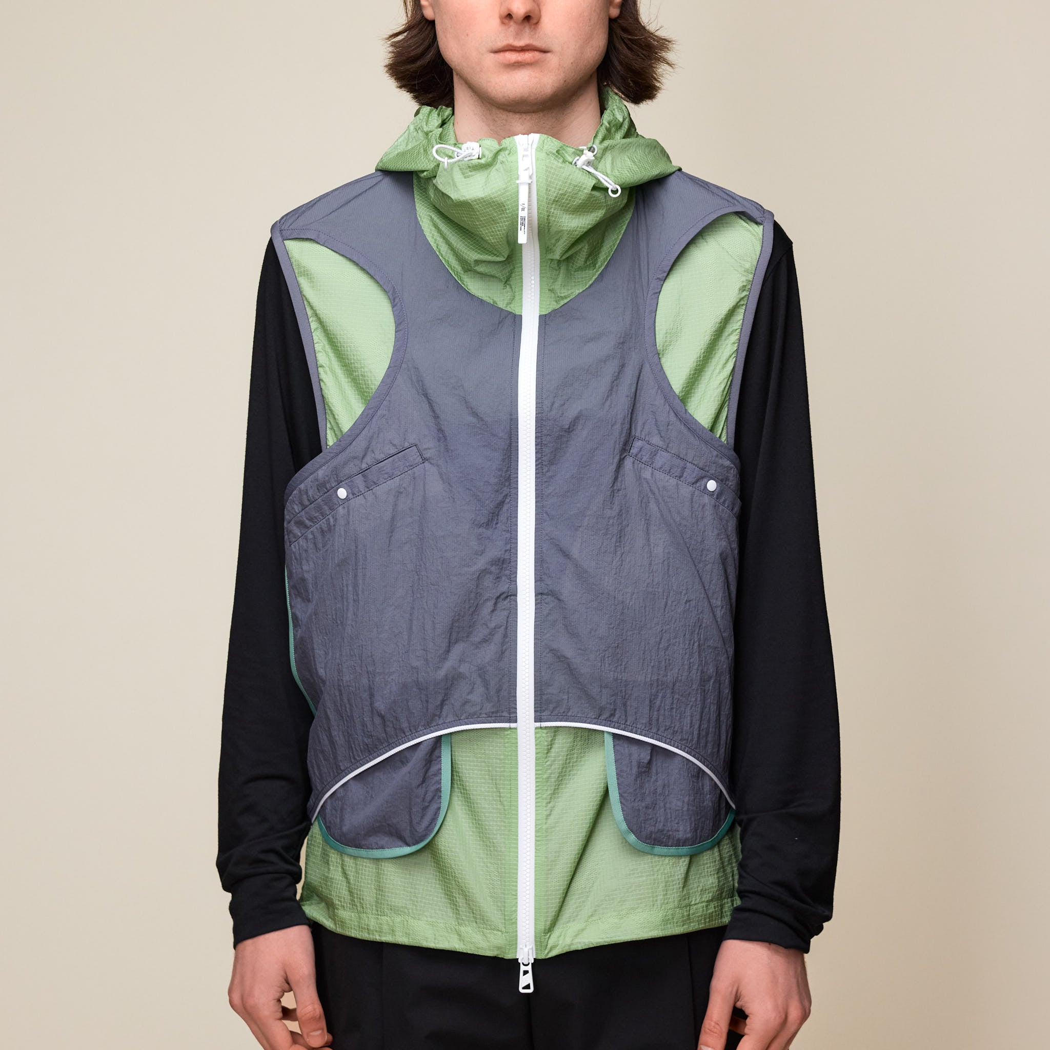 F/CE - Layering Utopia Dyneema Vest Jacket - Mint Green FPA01251U0001