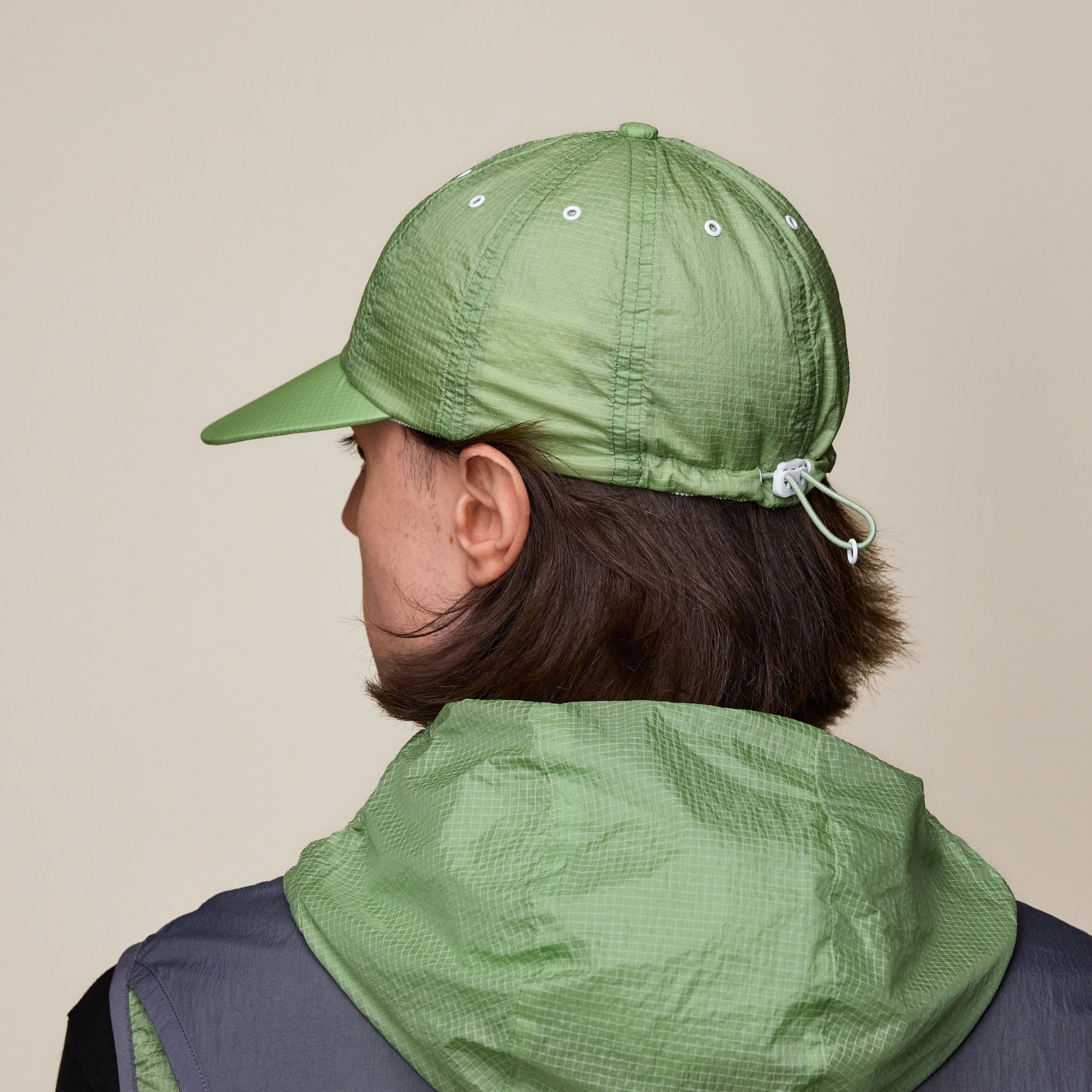 F/CE - High Strength Grid 8 Panel Cap - Mint Green