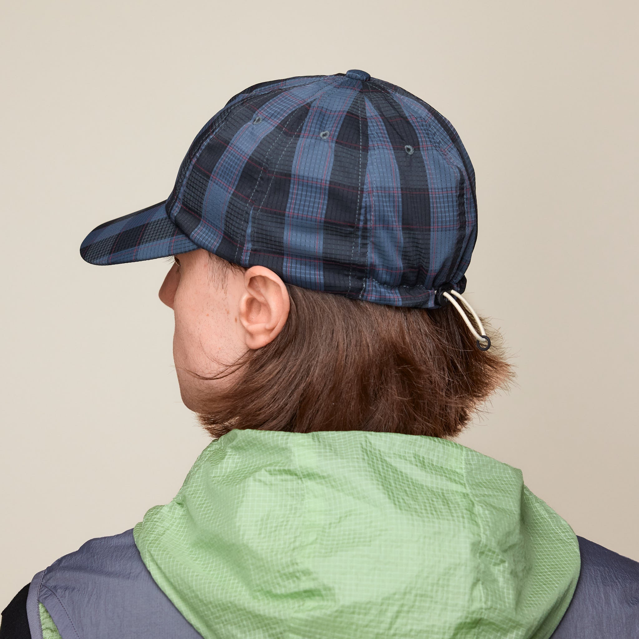 F/CE - Dot Air 8 Panel Cap - Charcoal Check