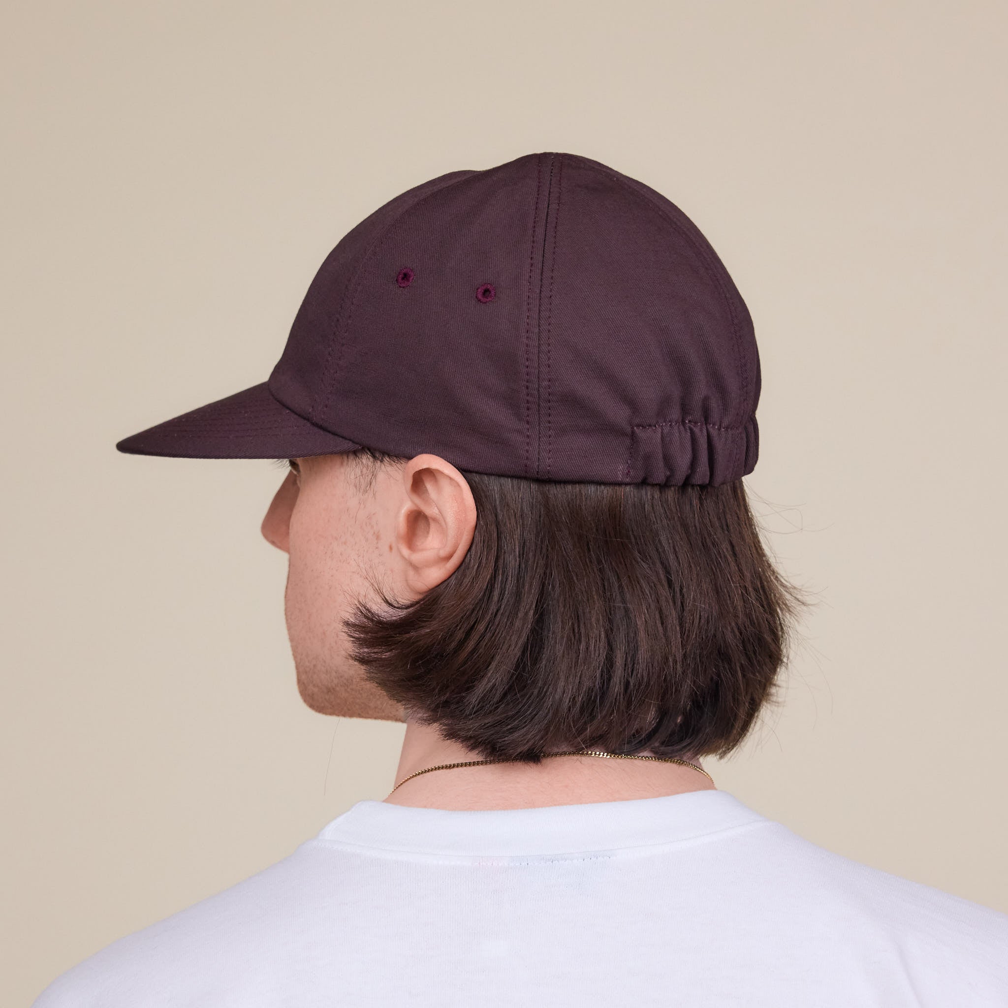Found Feather - Classic 6 Panel Cap - Muted Purple (Grey Underbrim)