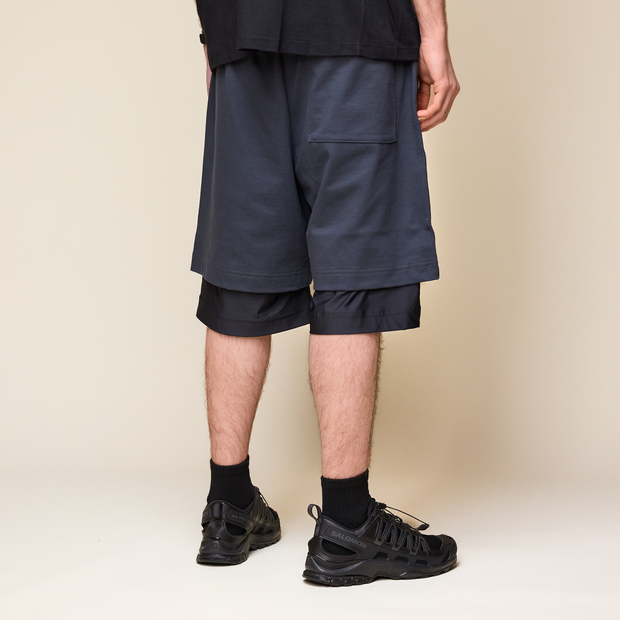 GR10K - Double Layer Utility Shorts - Charcoal BG812116EH-31-S