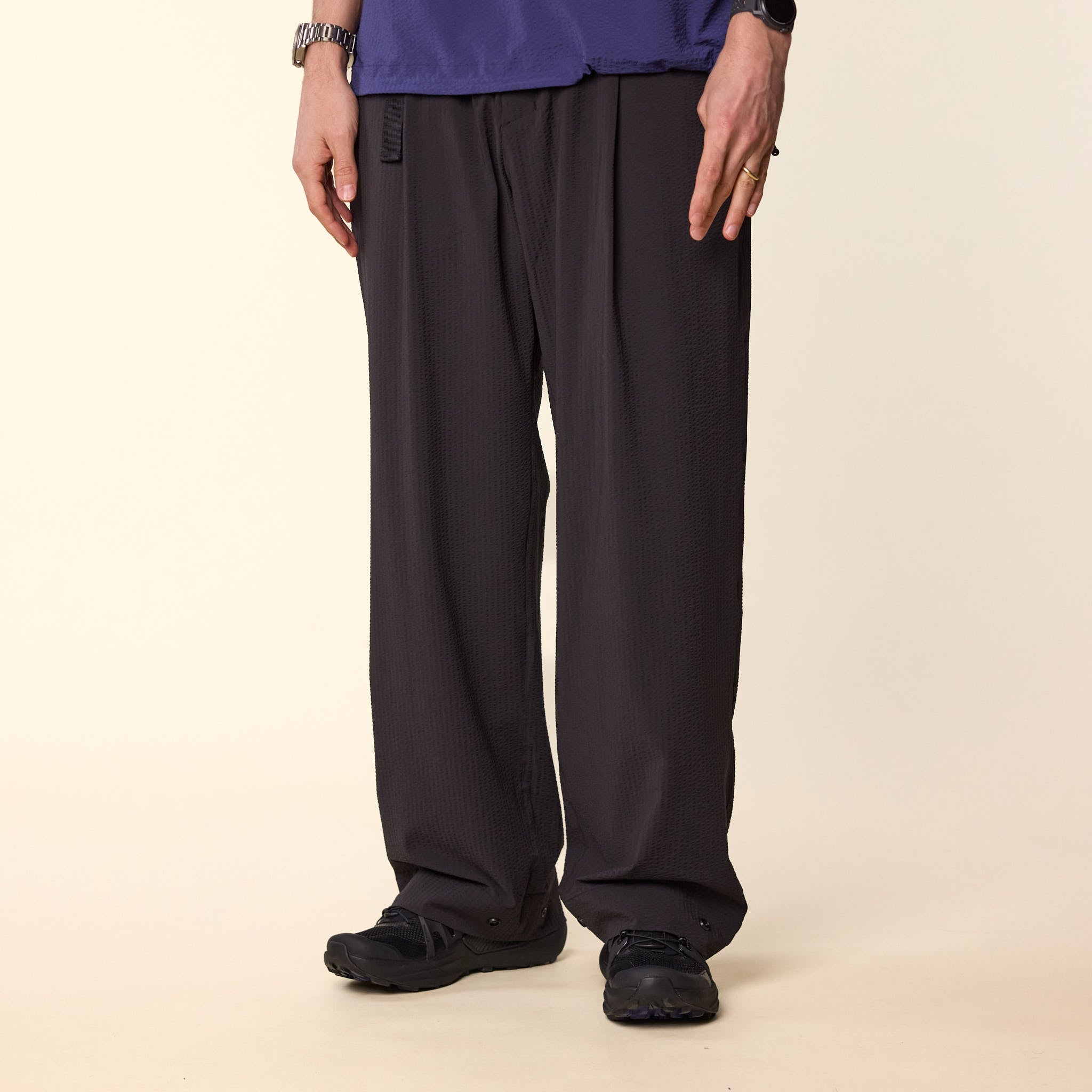 Helly Hansen Archive HH-118389225 - Seersucker Arc Fluid Pants - Black