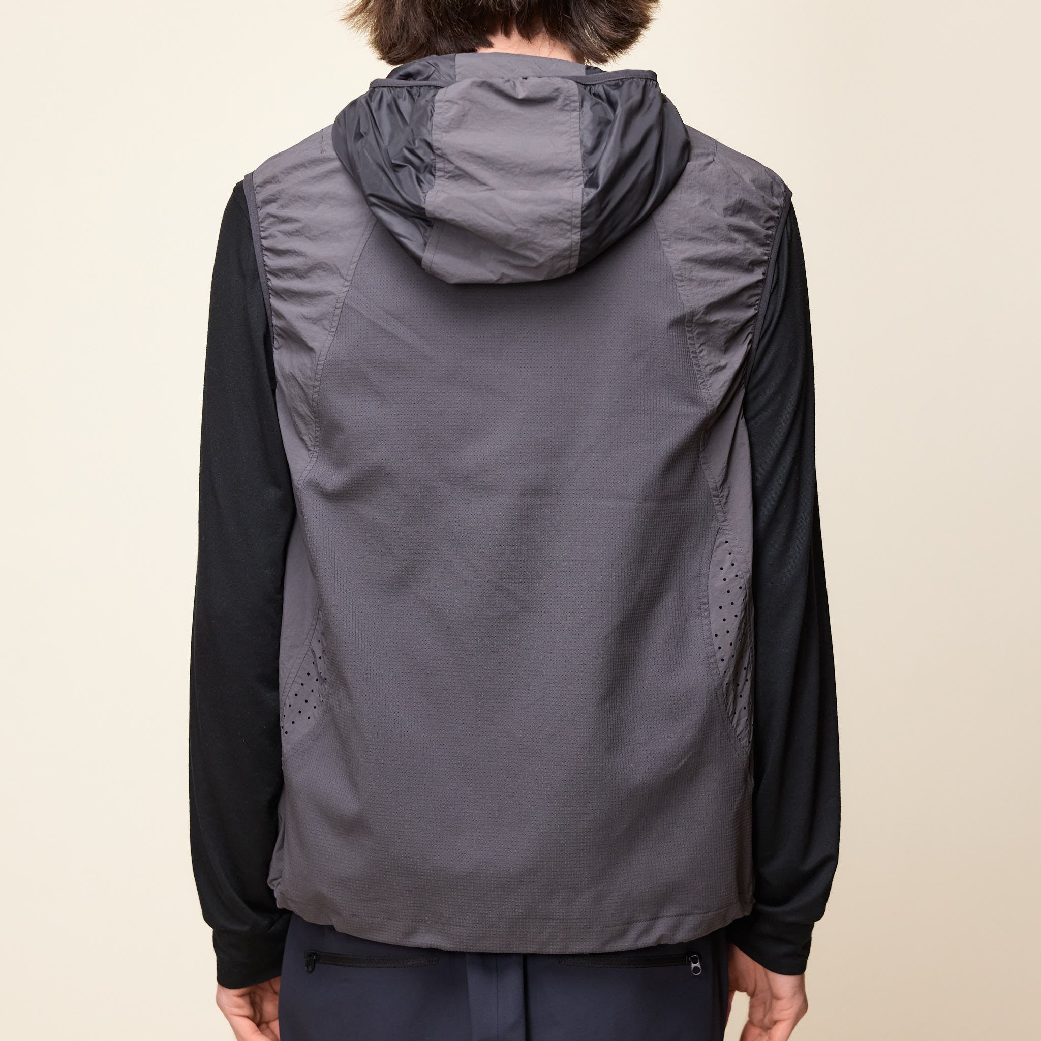 Hiking Patrol - Light Technical Vest Jacket - Dark Grey
