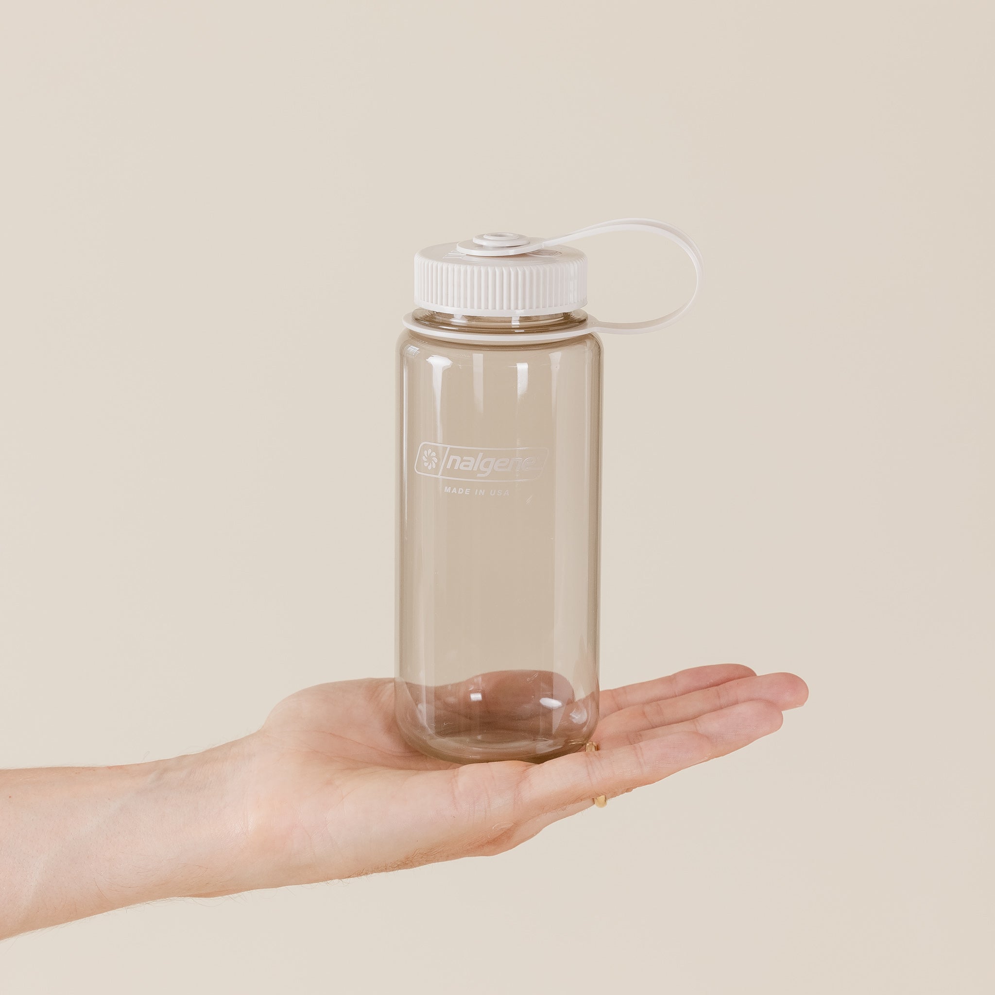 Nalgene - Wide Mouth Bottle 500ml - Cotton "Nalgene bottles" "Nalgene stockists" "Nalgene bottle stockists"