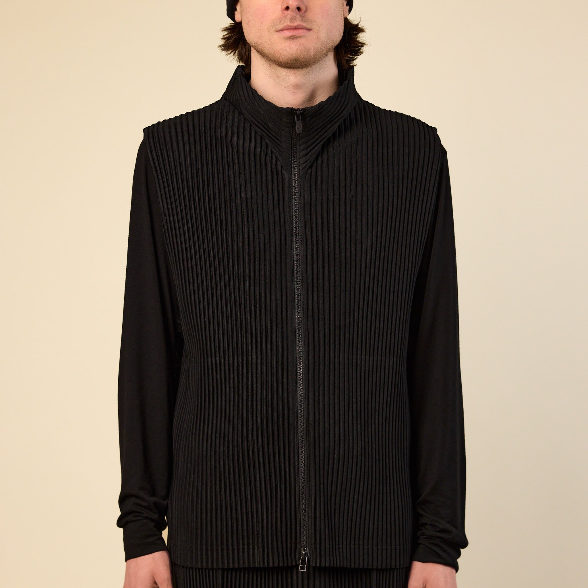 Homme Plissé Issey Miyake - Vest Jacket - Black