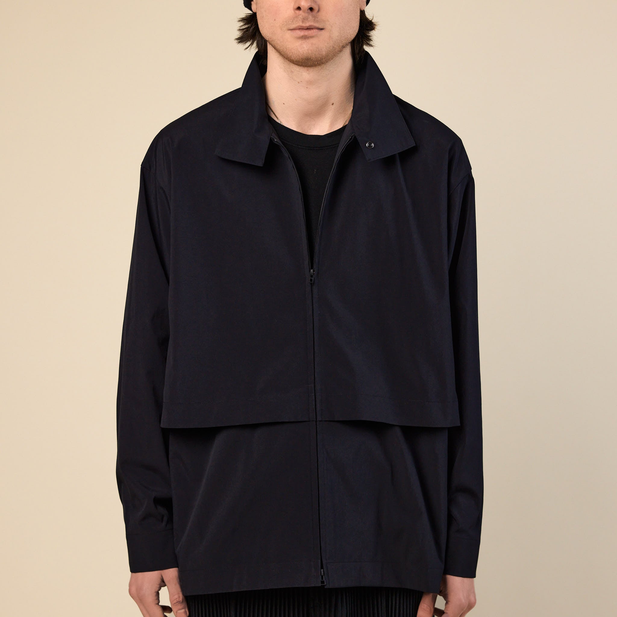Homme Plissé Issey Miyake - Packable Shirt - Black HP56FJ3001502