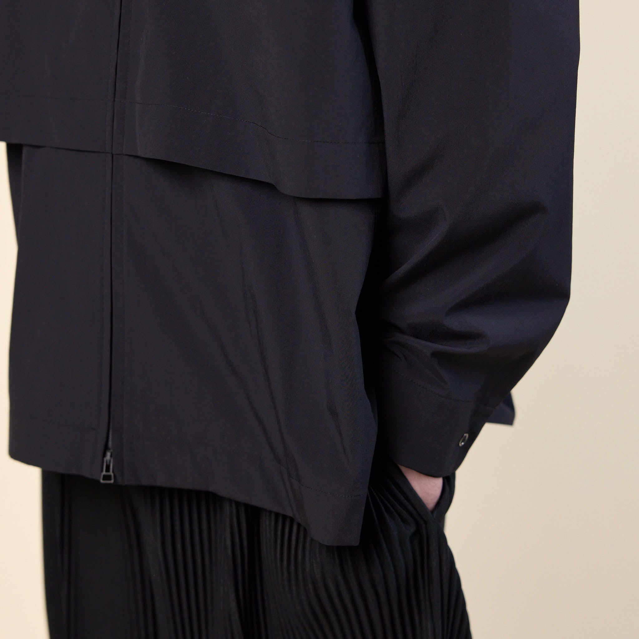 Homme Plissé Issey Miyake - Packable Shirt - Black HP56FJ3001502