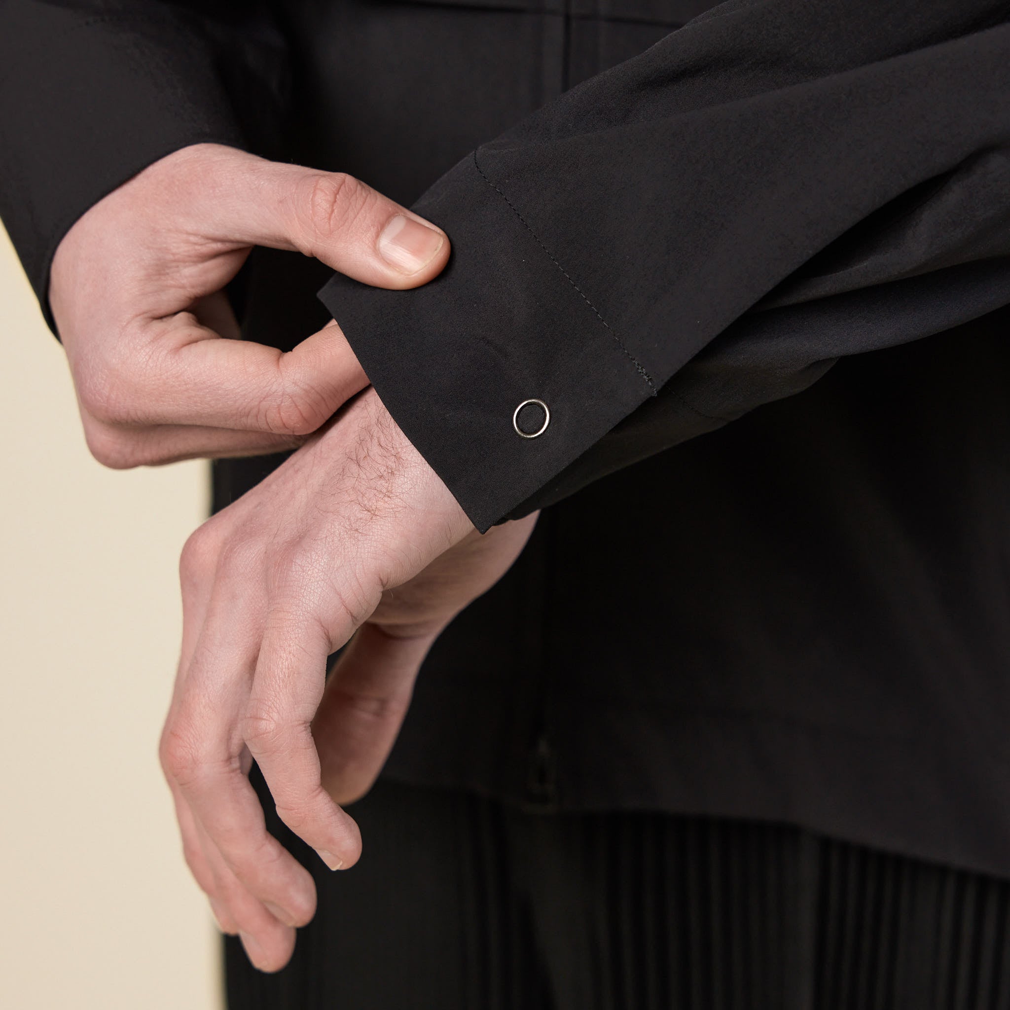 Homme Plissé Issey Miyake - Packable Shirt - Black HP56FJ3001502