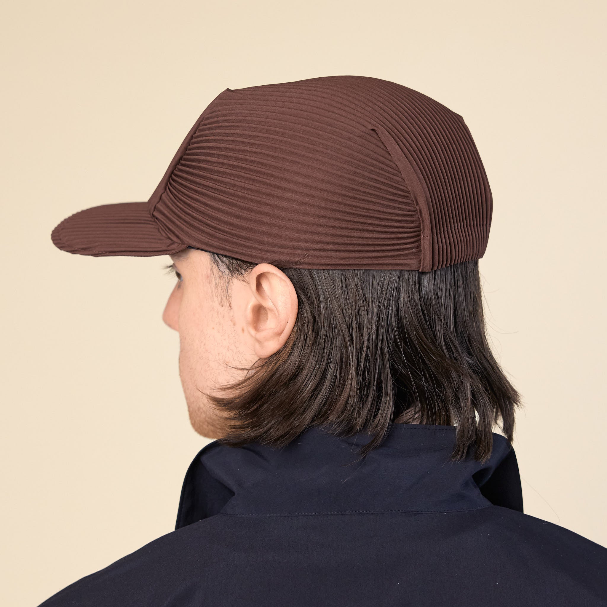 Homme Plissé Issey Miyake - Pleats Cap - Chocolate Brown
