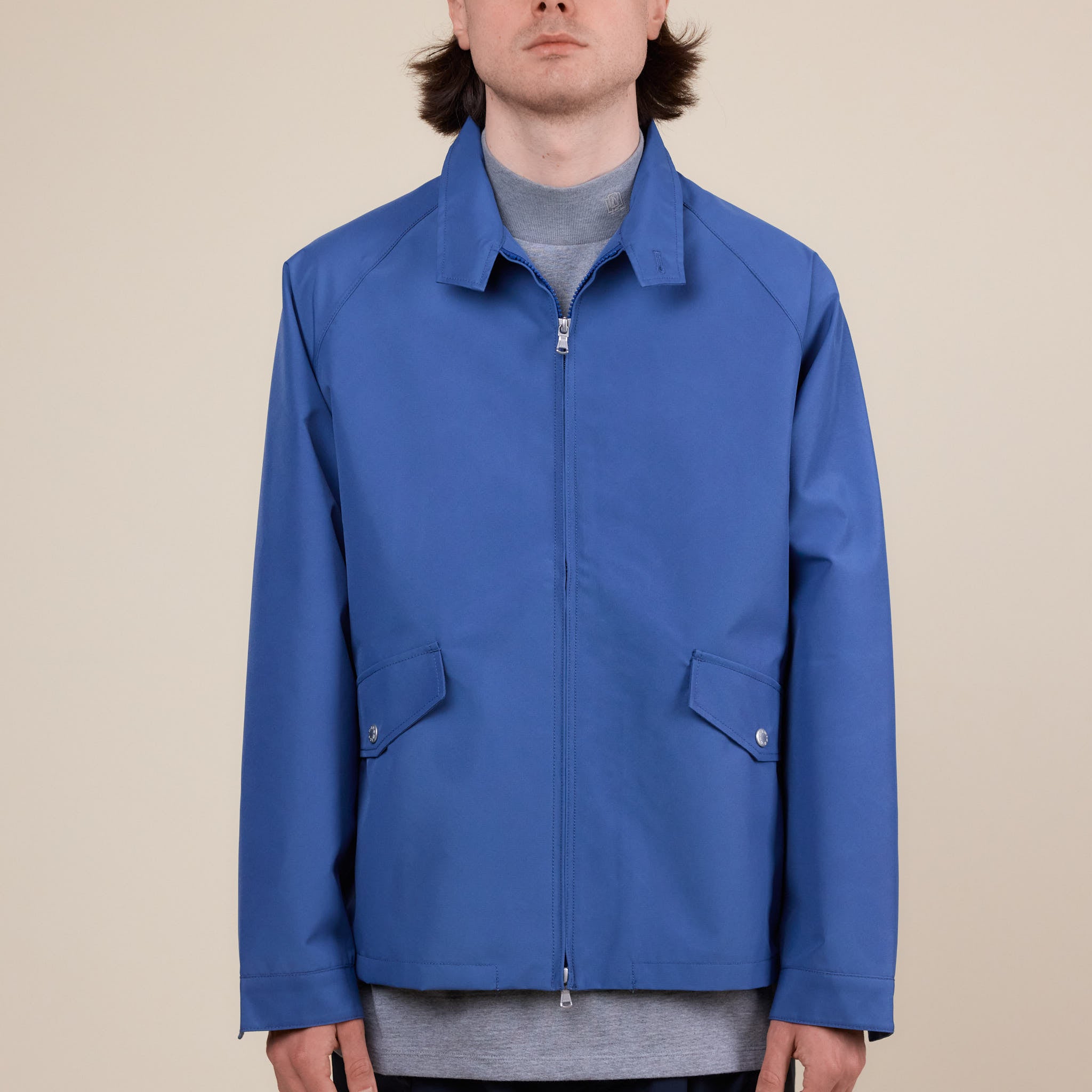 Nanamica - Gore-Tex 2L Crew Jacket - Sax Blue
