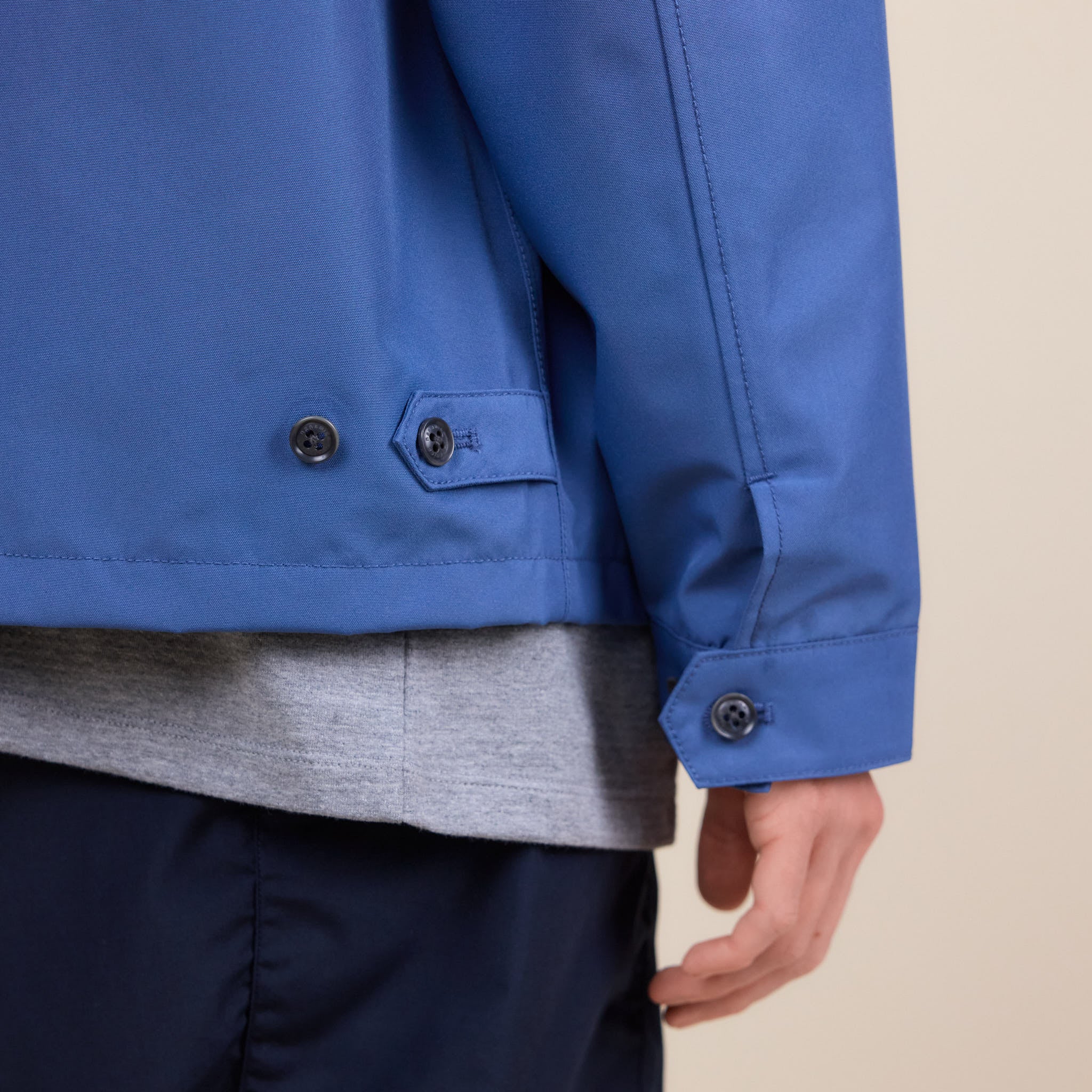 Nanamica - Gore-Tex 2L Crew Jacket - Sax Blue