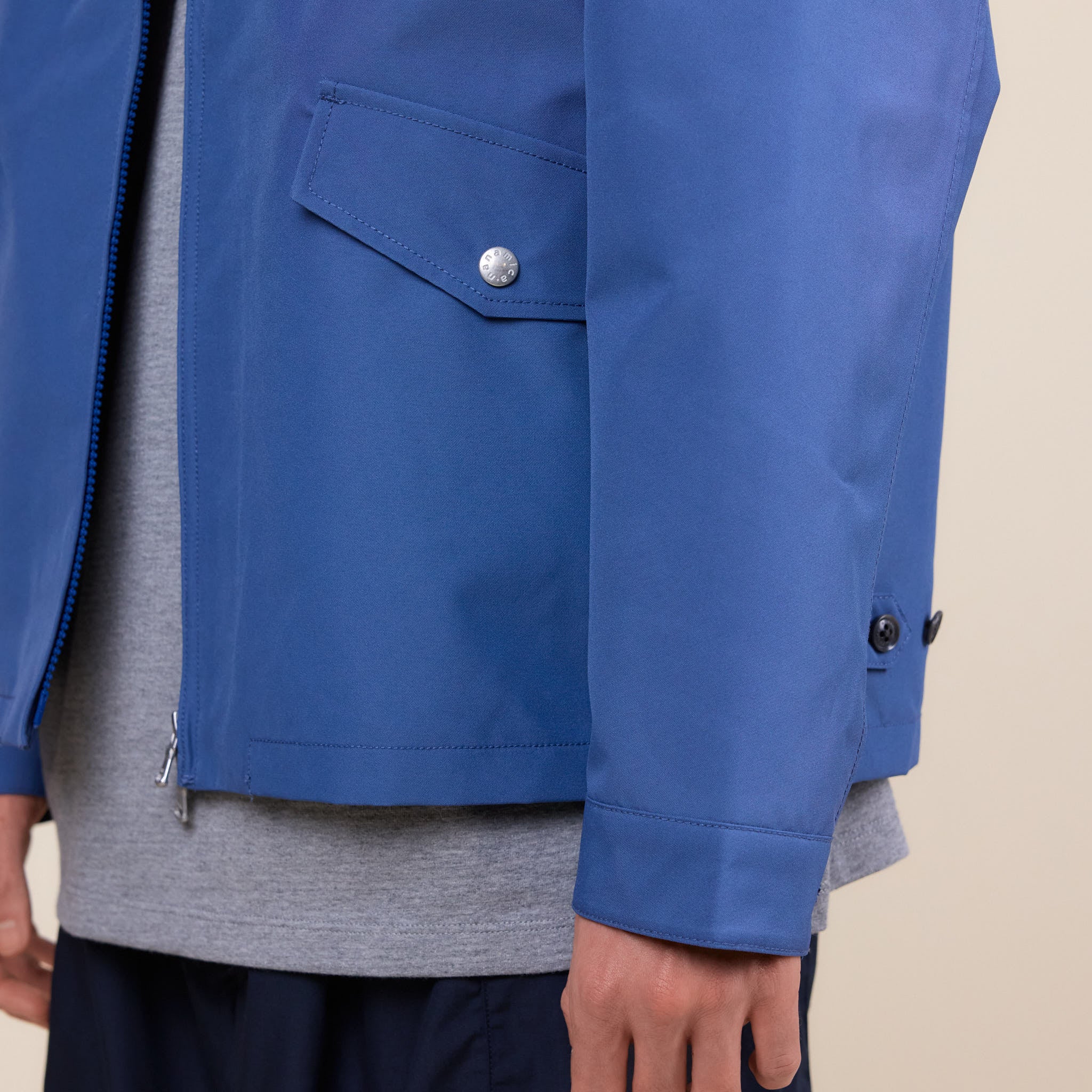 Nanamica - Gore-Tex 2L Crew Jacket - Sax Blue