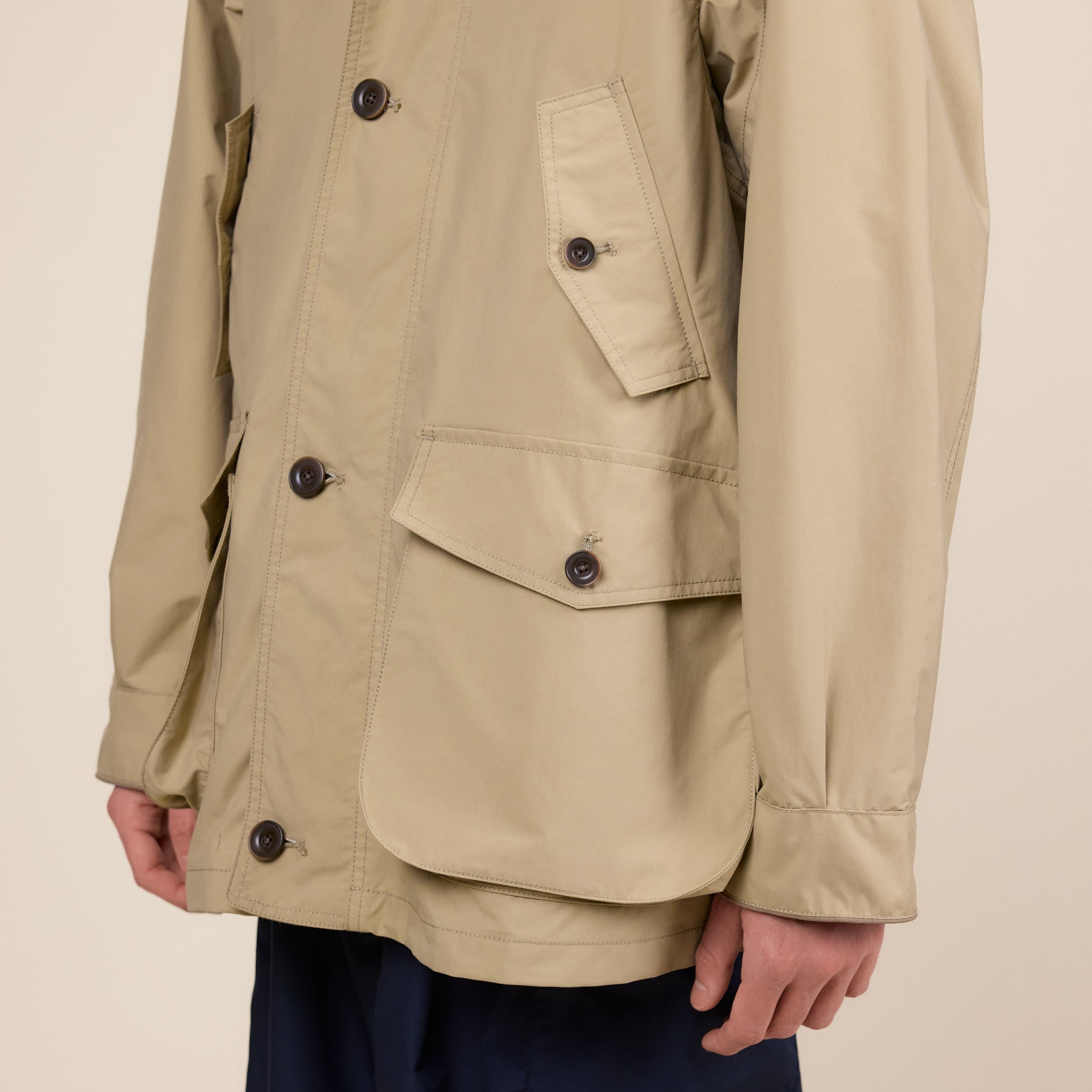 Nanamica - 2L PErtex Unlimited Field Jacket - Beige