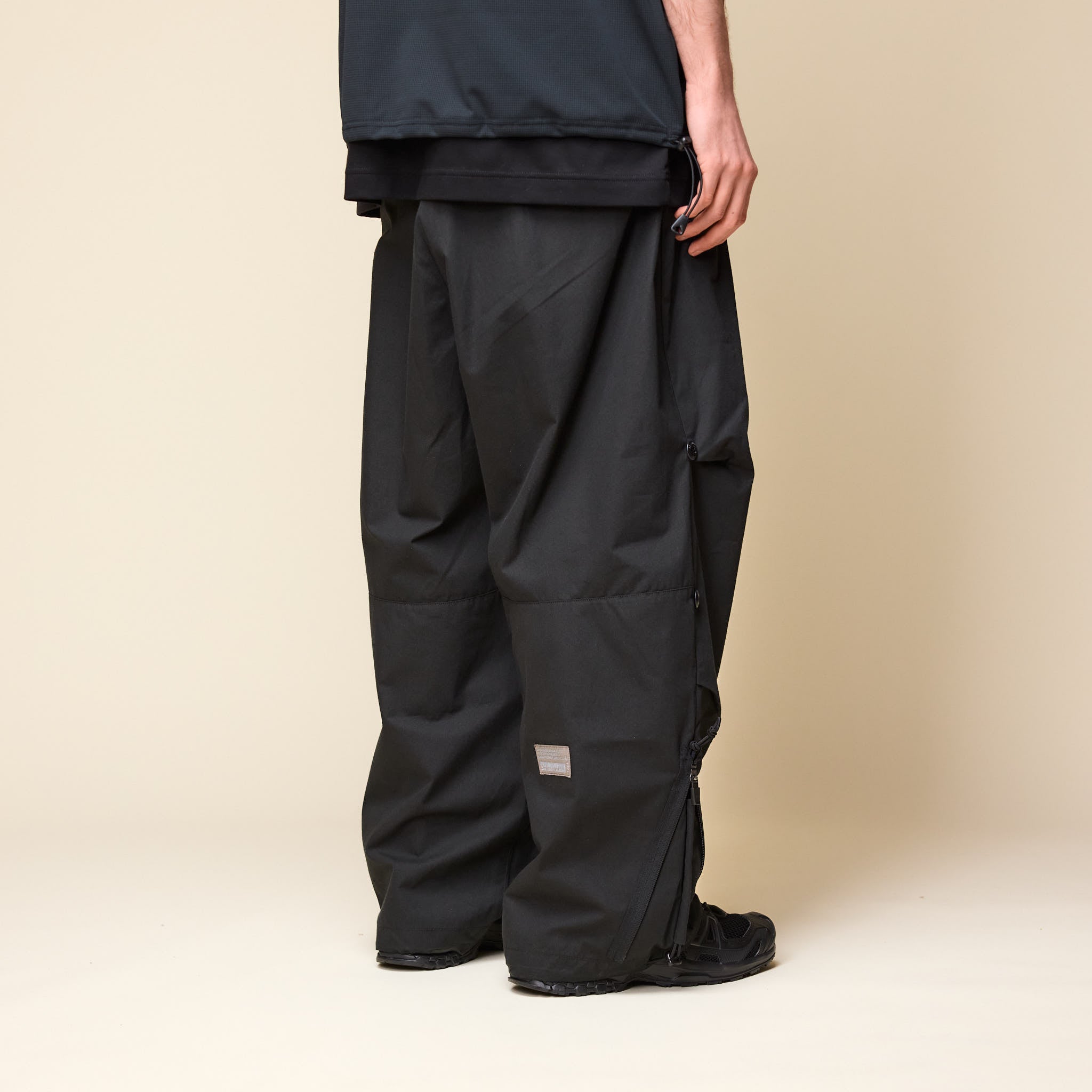 Poliquant - Summer Changing Length Wide Pants - Black