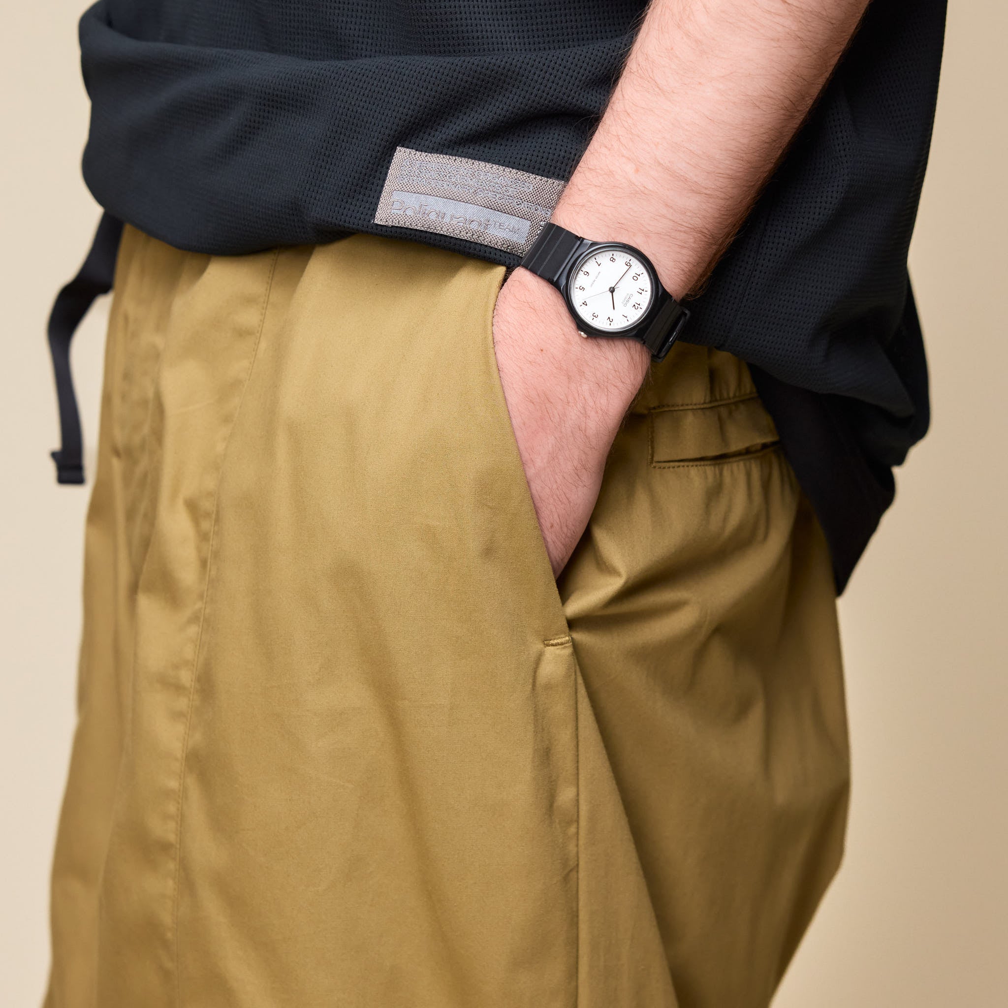 Poliquant - Summer Changing Length Wide Pants - Sand
