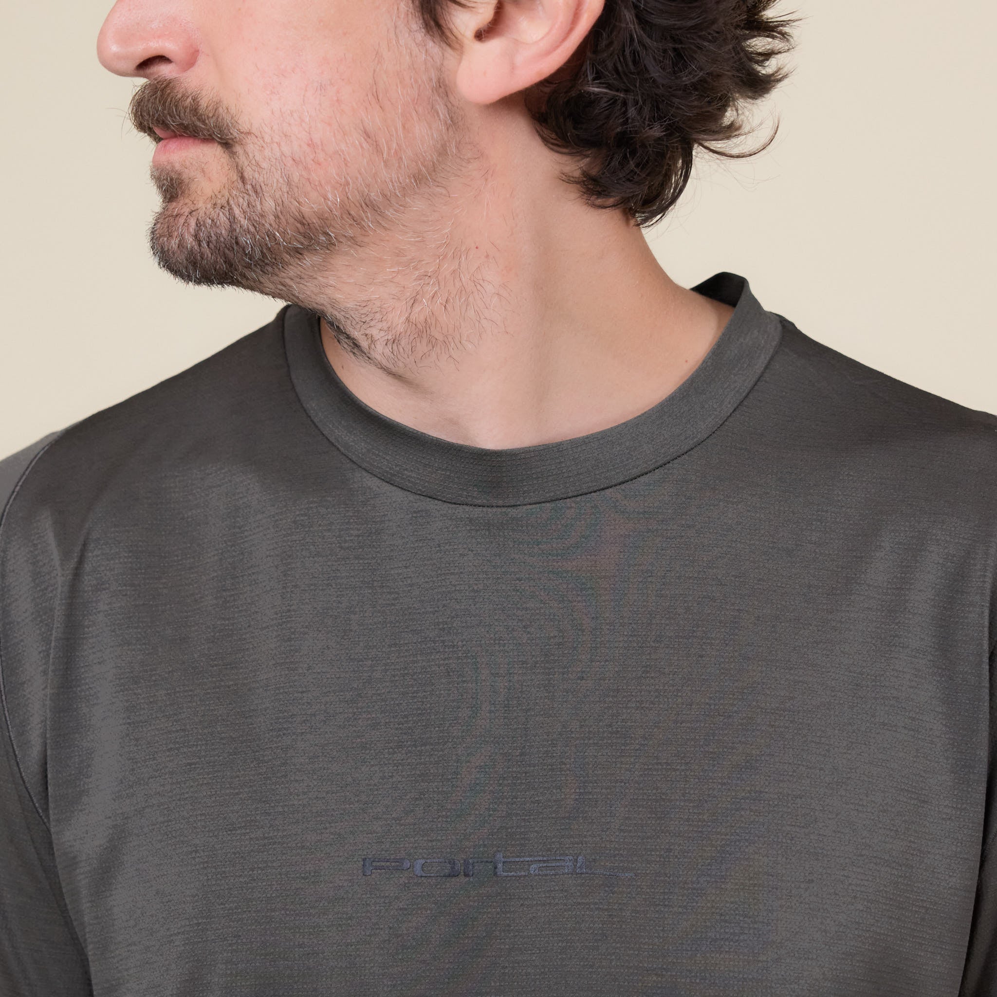 Portal - Lateral Peak L/S T-Shirt - Dark Olive