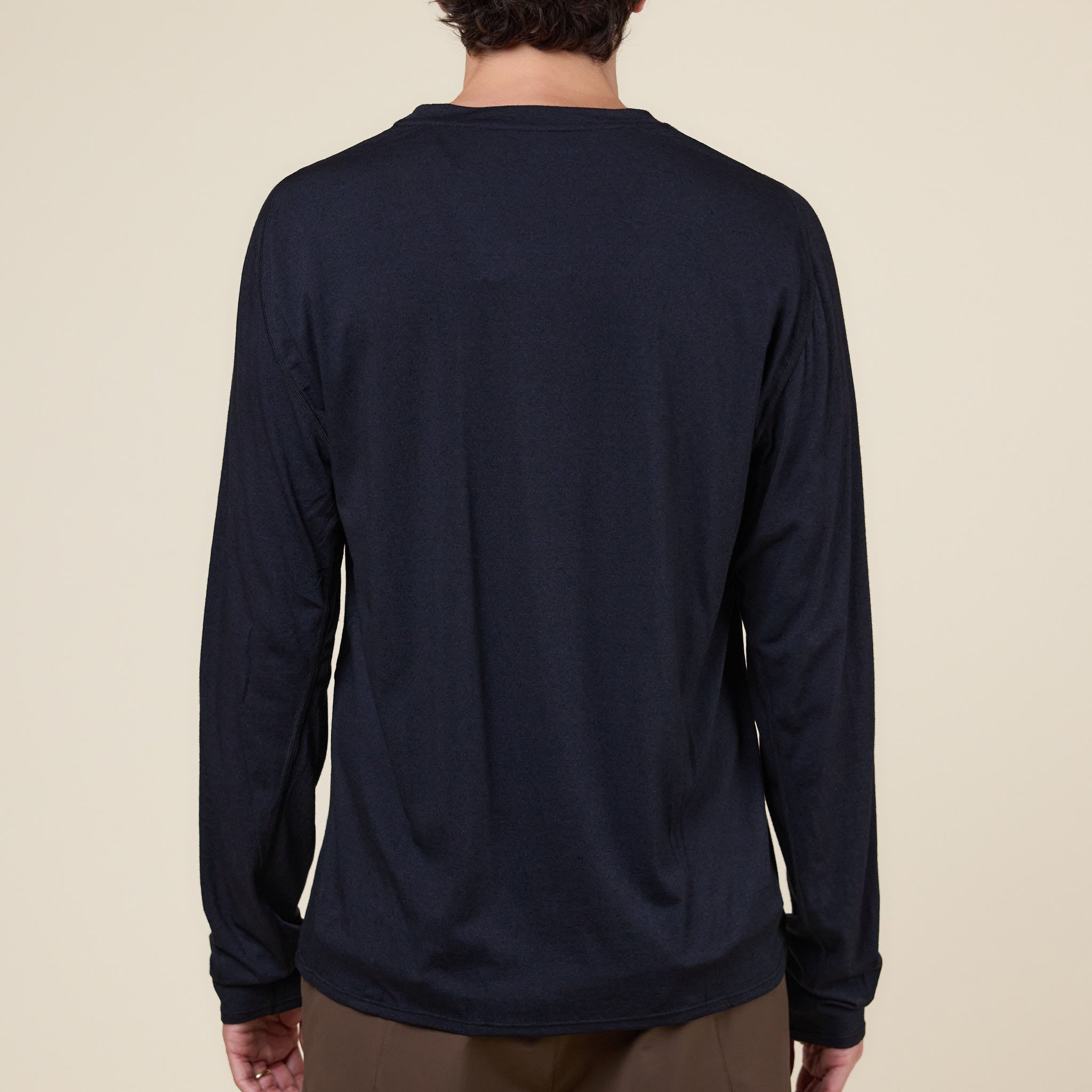 Portal - Drift Merino L/S T-Shirt - Black Beauty
