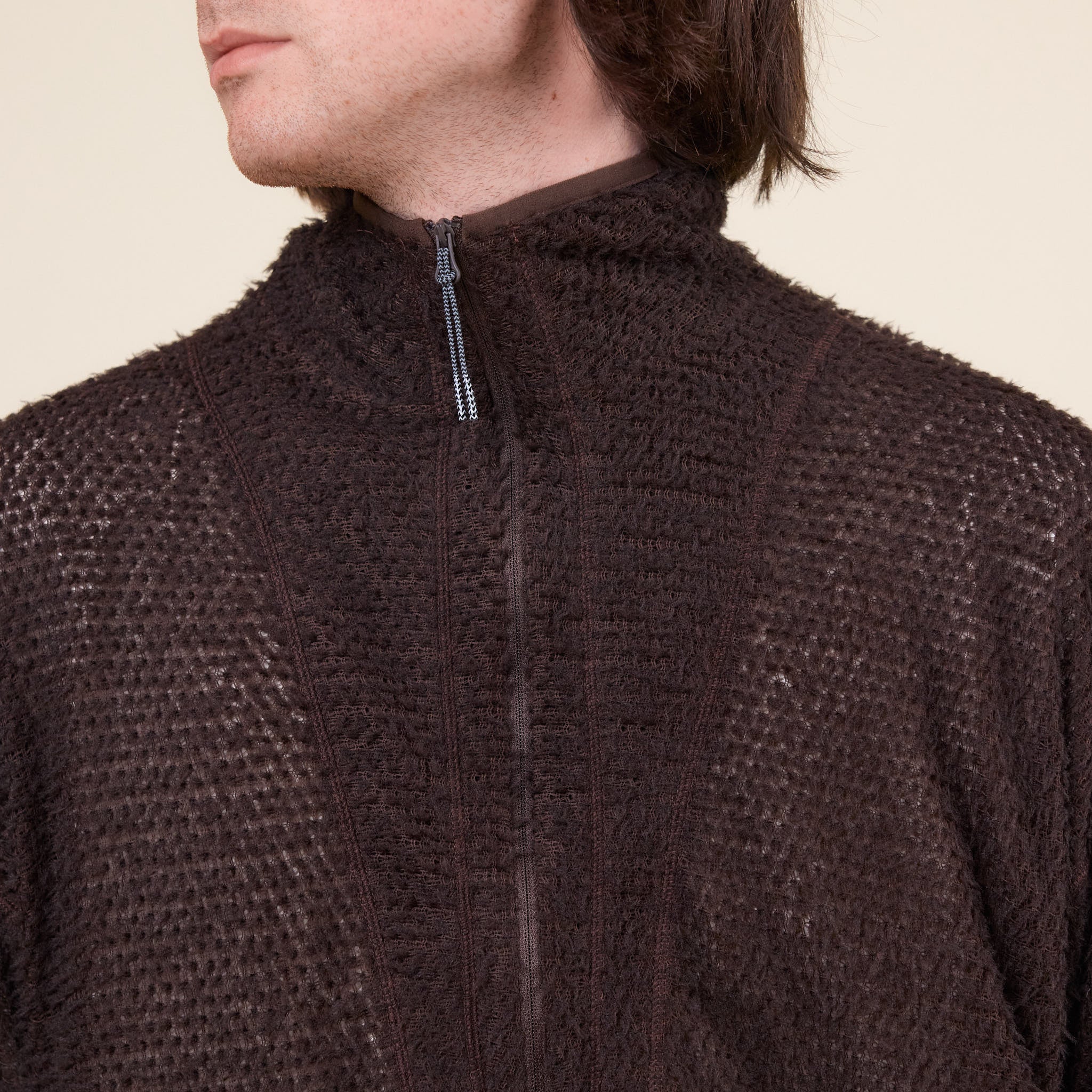 Roa Hiking - Alpha Direct 1/2 Zip Fleece Sweater - Dark Brown