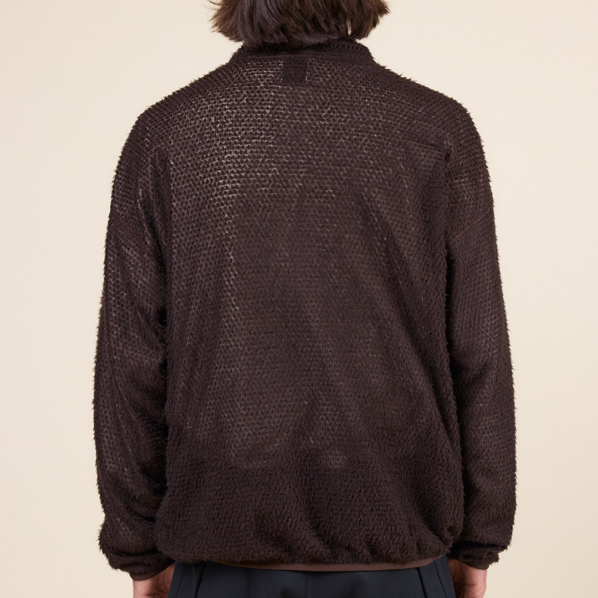 Roa Hiking - Alpha Direct 1/2 Zip Fleece Sweater - Dark Brown