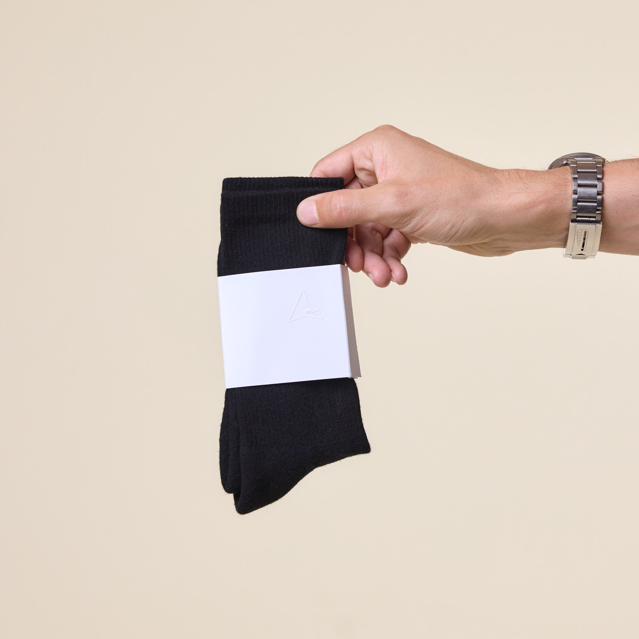 Roa Hiking - SS25 Logo Socks - Black
