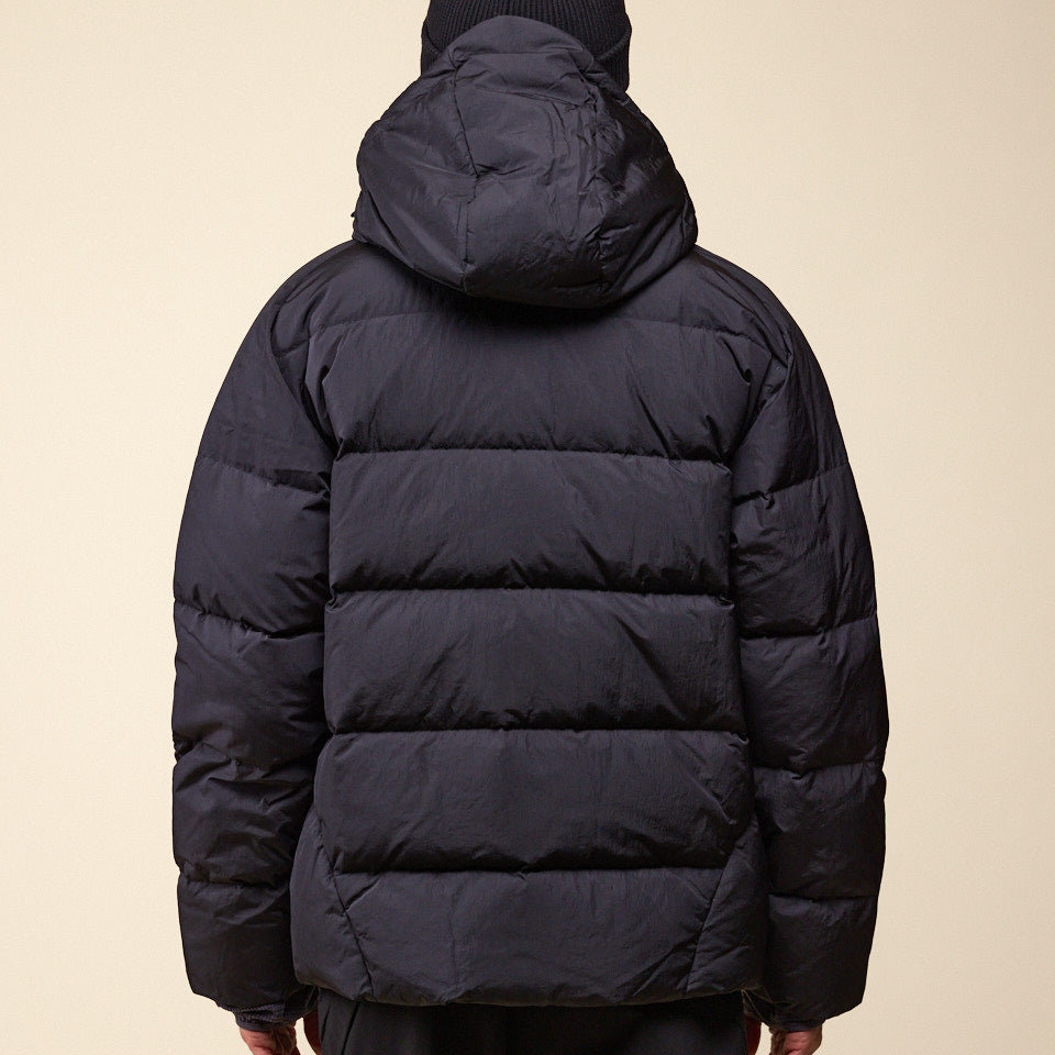 San San Gear - Taped Puffer Jacket - Black "SAN SAN gear stockists" "SAN SAN gear uk" "SAN SAN gear USA"