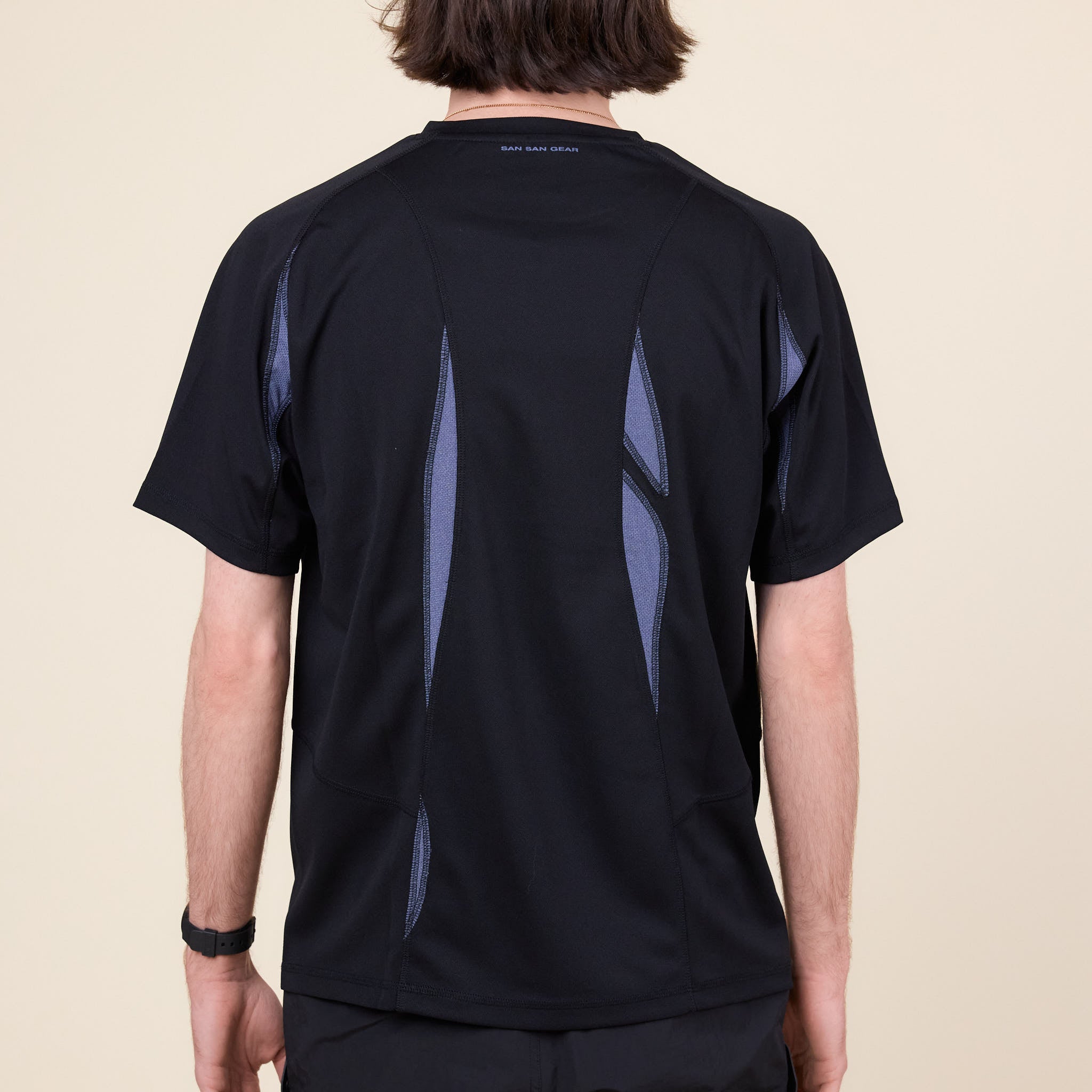 San San Gear - Flowing Panel T-Shirt - Black