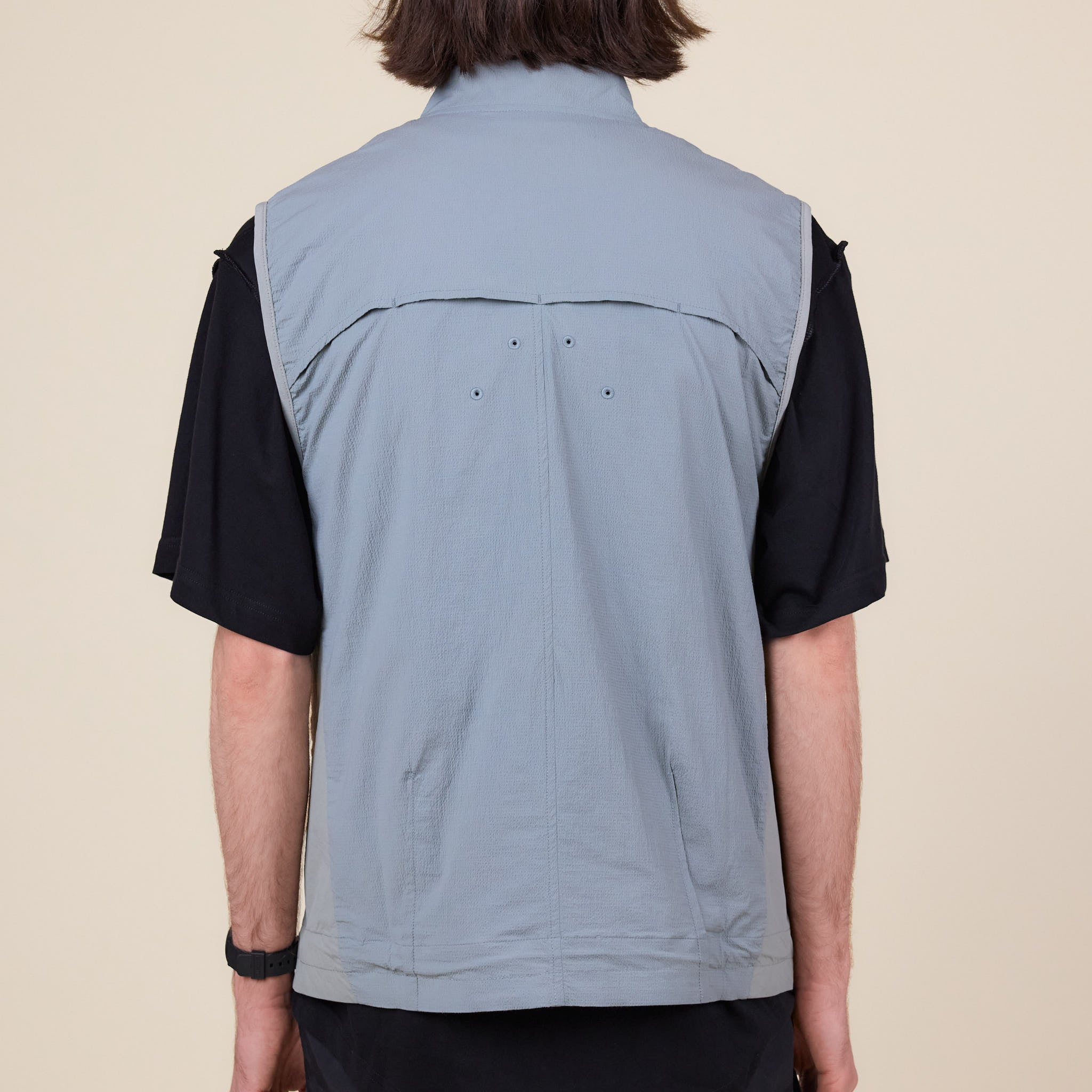 San San Gear - Terraface Vest Jacket - Blue Grey