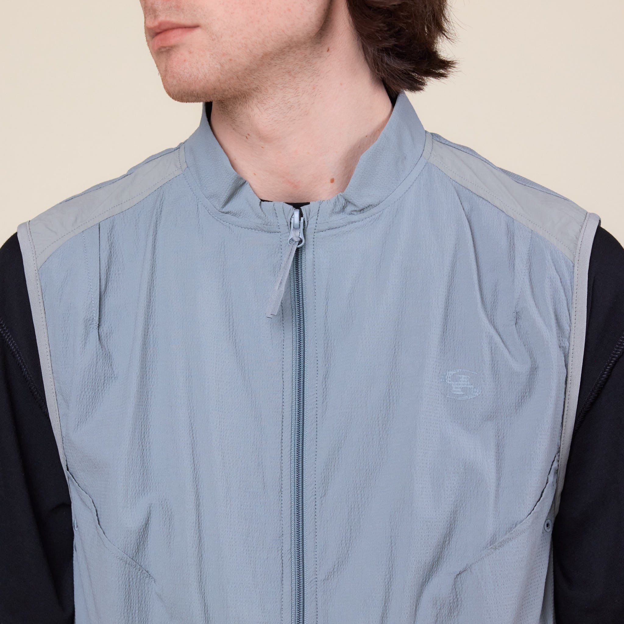 San San Gear - Terraface Vest Jacket - Blue Grey
