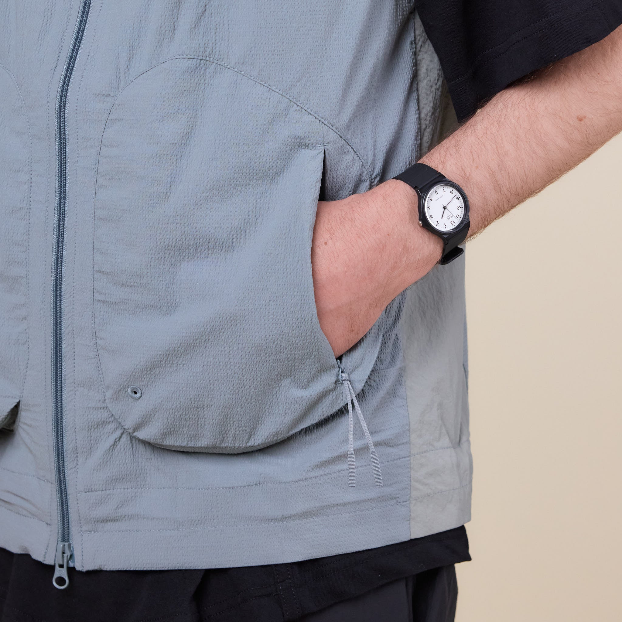 San San Gear - Terraface Vest Jacket - Blue Grey